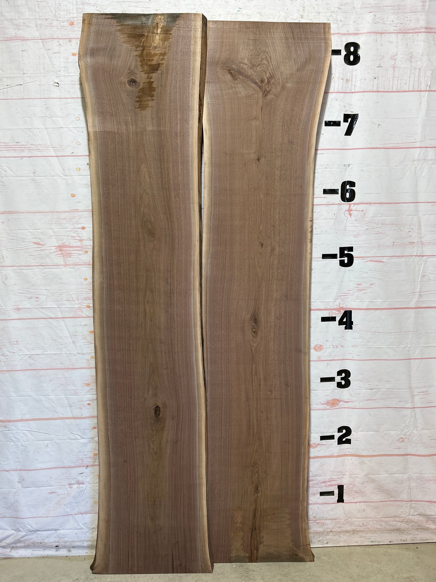 Live Edge Walnut Set Sku#26178K-58