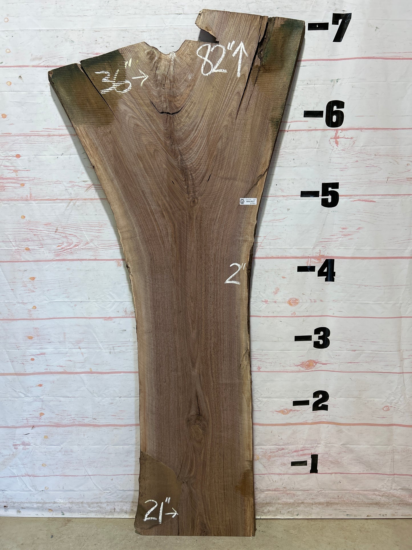 Live Edge Walnut Sku#26044J-33
