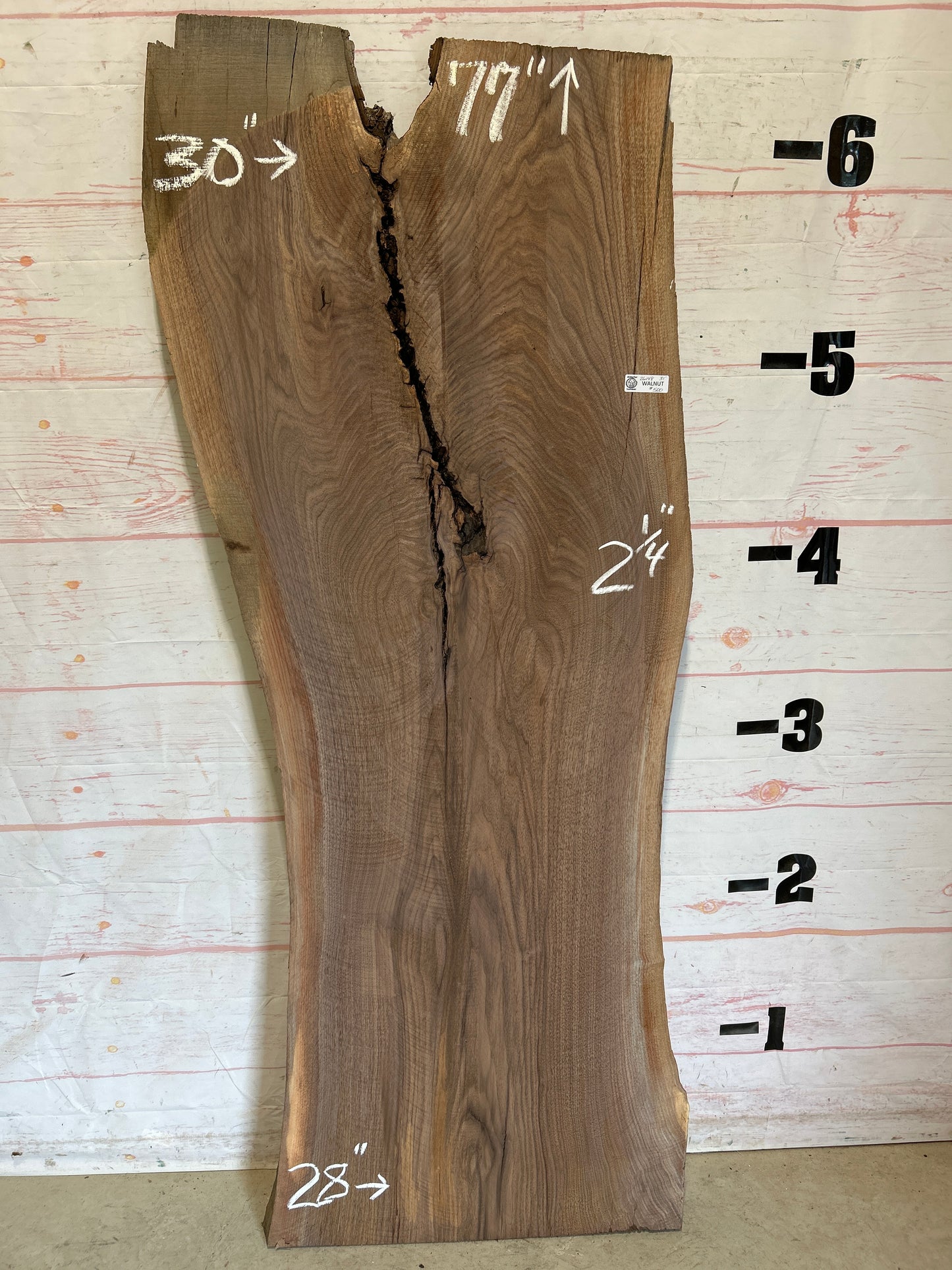 Live Edge Walnut Sku#26148-31
