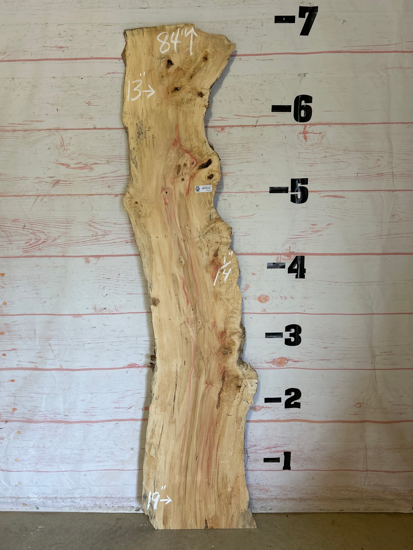 Live Edge Box Elder Sku#25228D-12