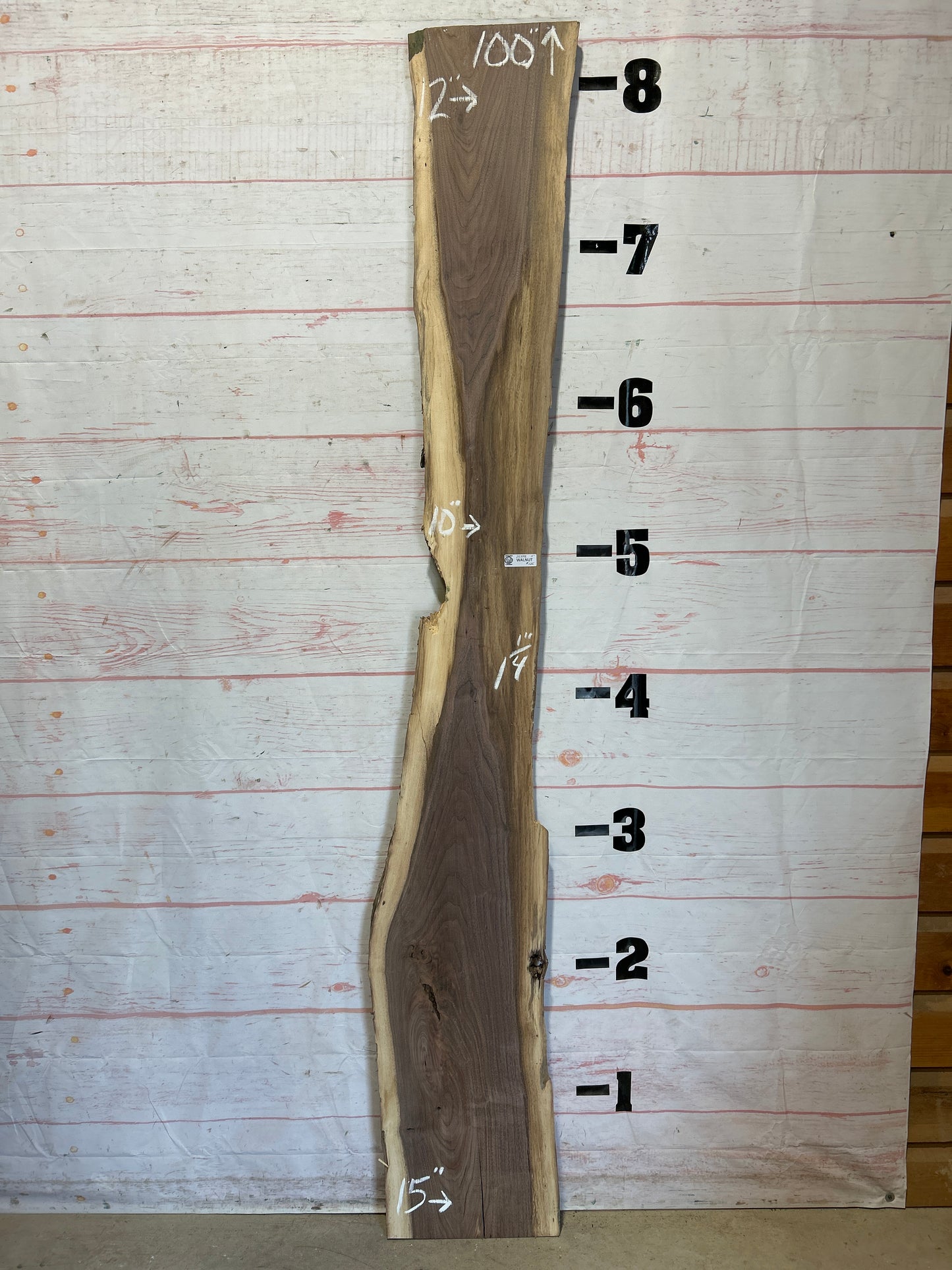 Live Edge Walnut Sku#25398M-11