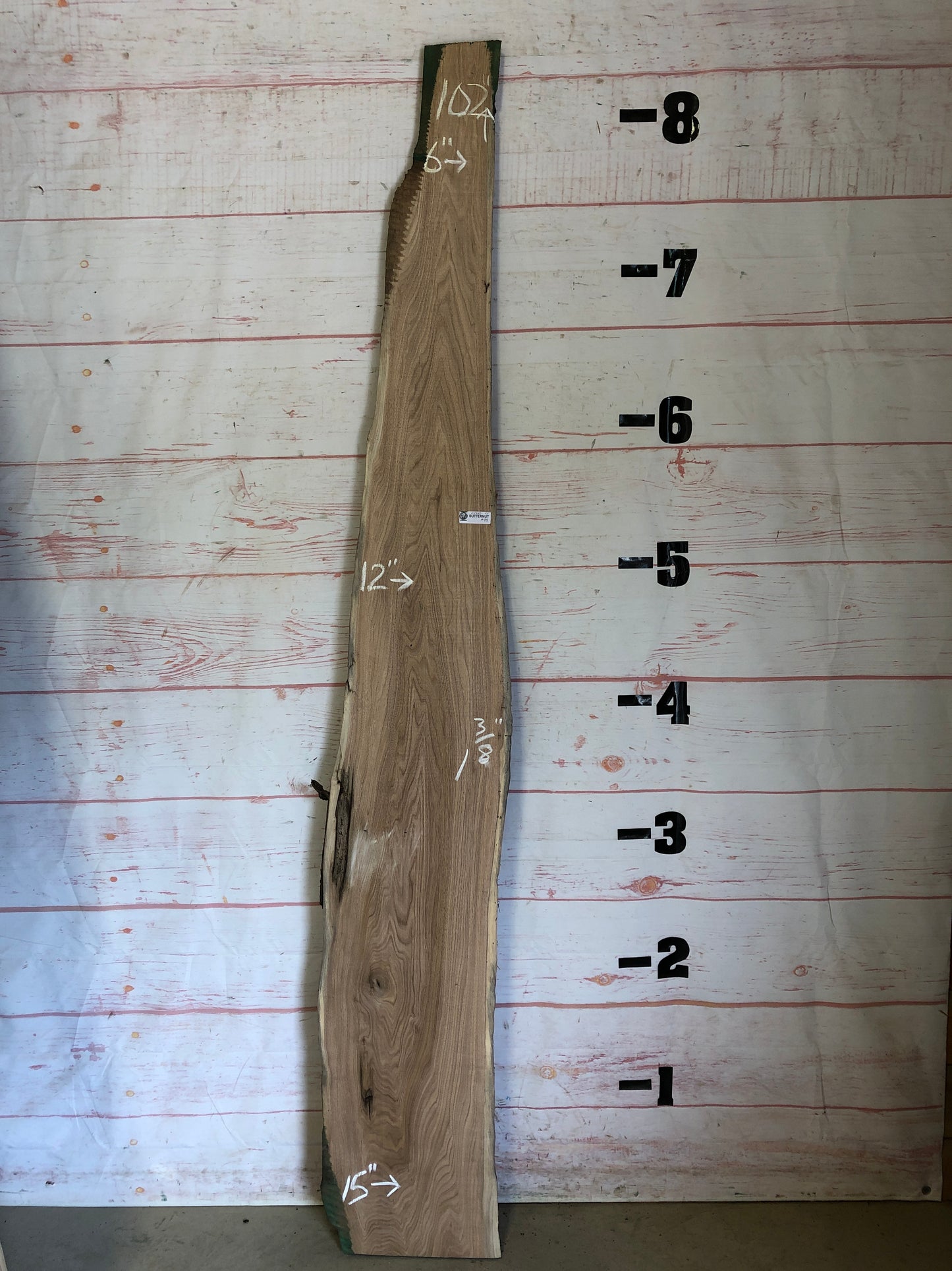 Live Edge Butternut Sku#22810-12