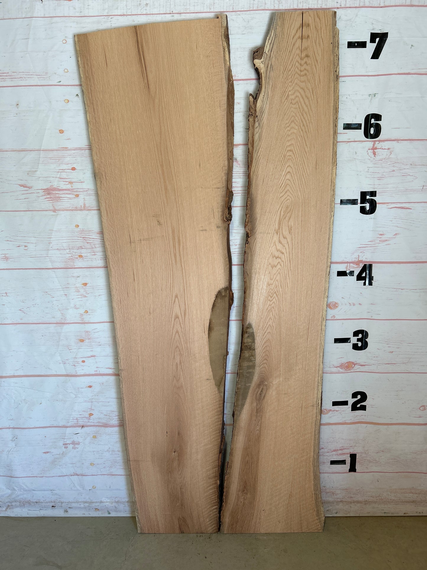 Live Edge Red Oak Sku#25154-39