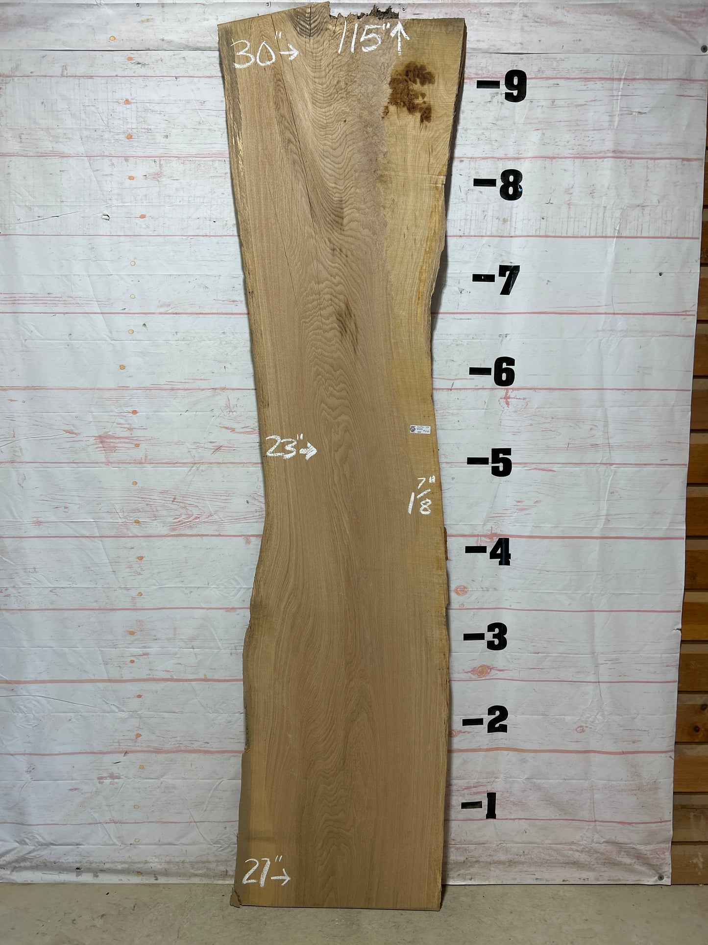 Live Edge White Oak Sku#26296-43