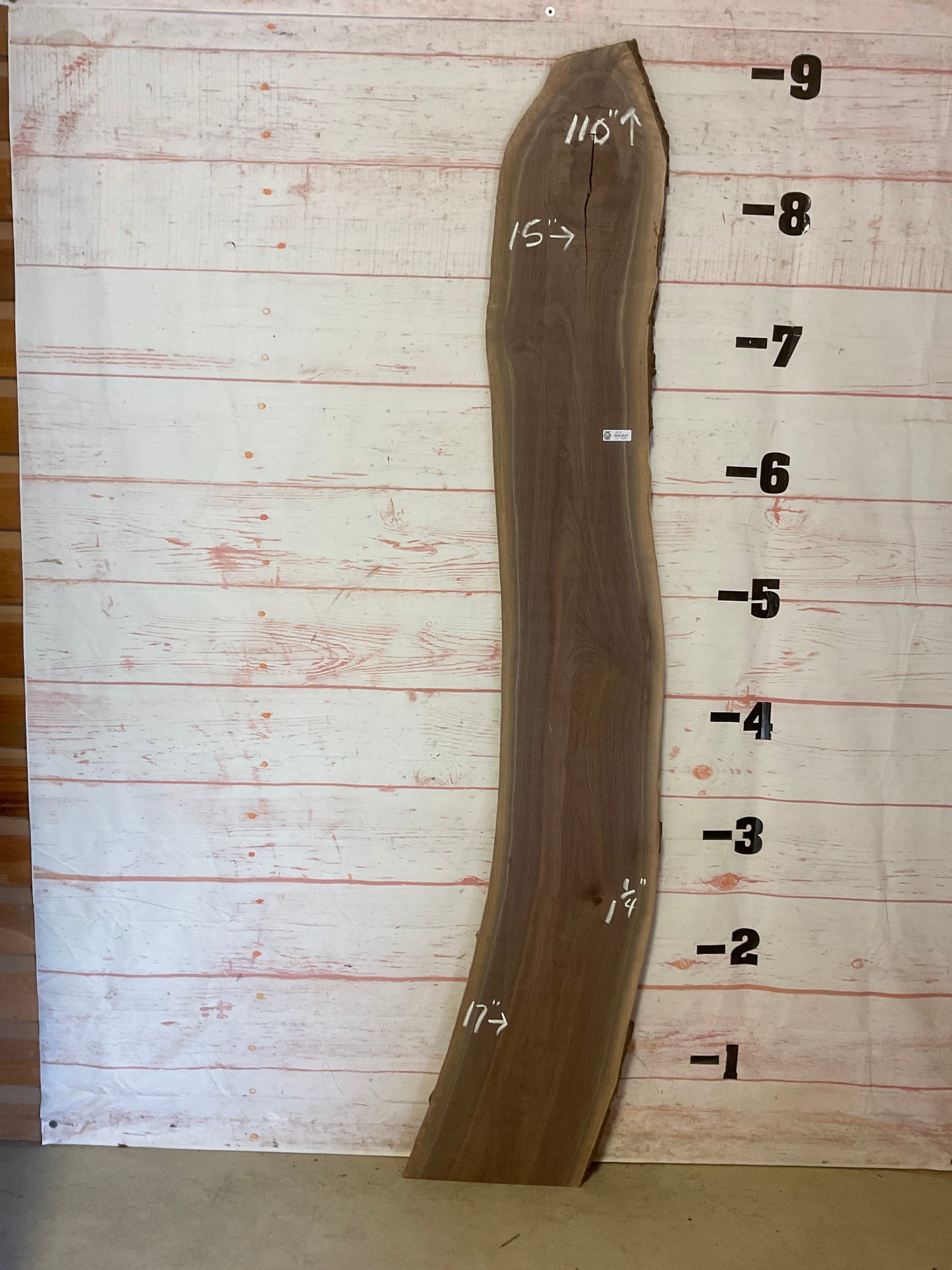 Live Edge Walnut Sku#20188M-15