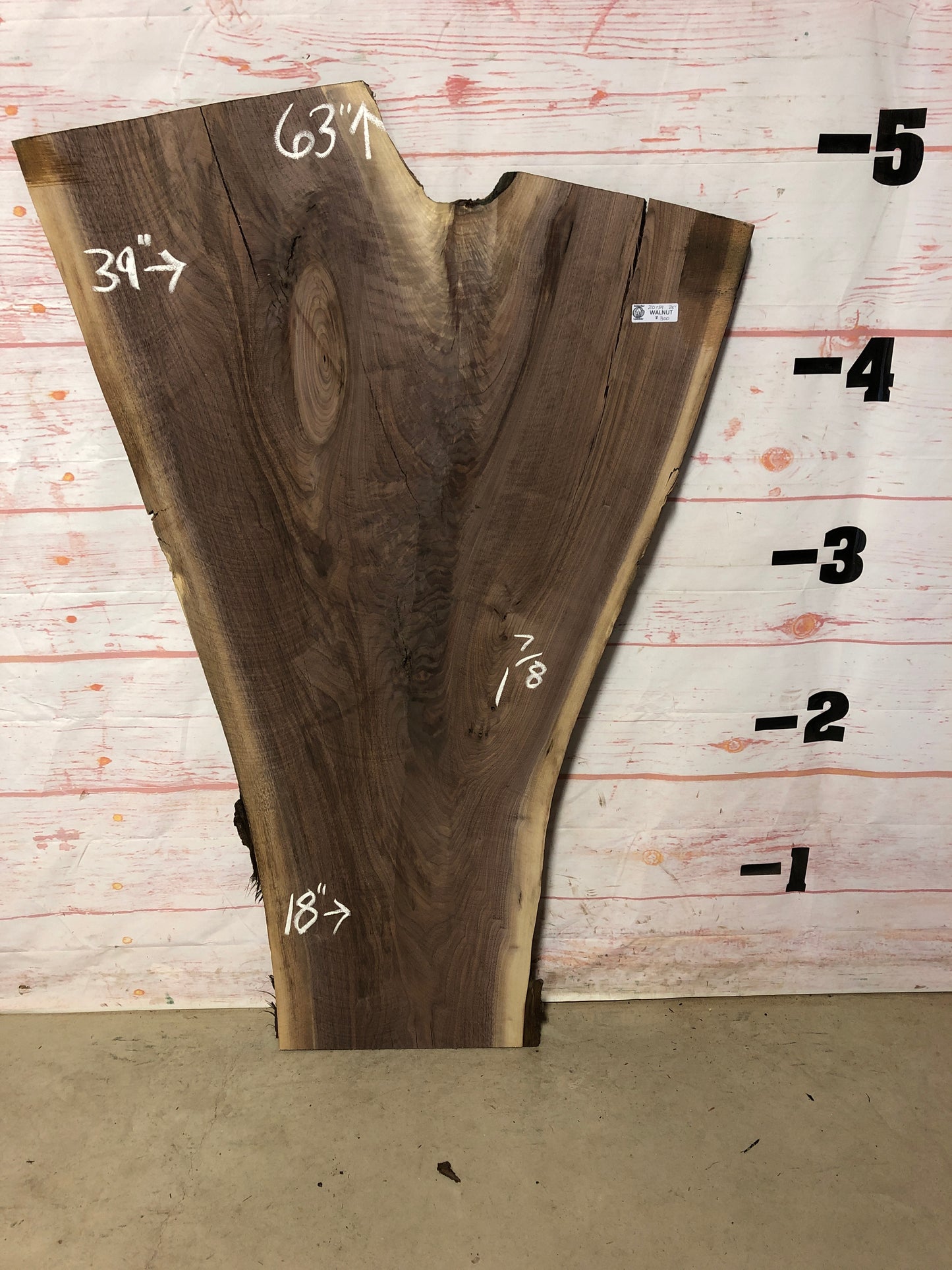 Live Edge Walnut - Sku# 20759N-25