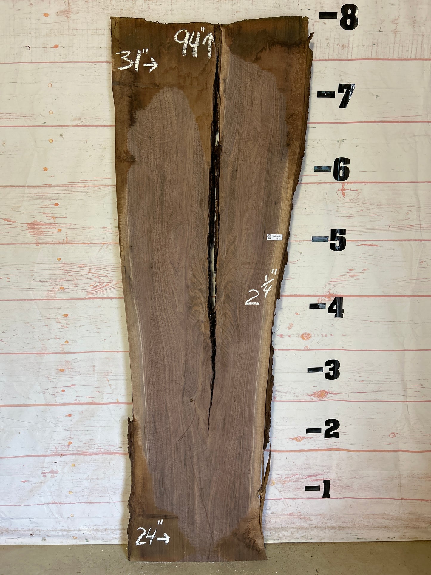 Live Edge Walnut Sku#25169J-41