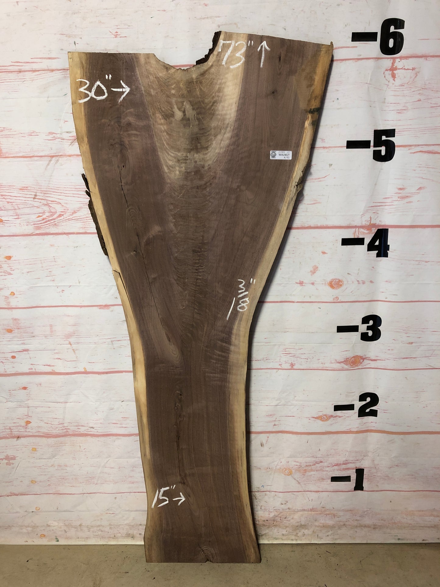 Live Edge Walnut - Sku# 21989G-17