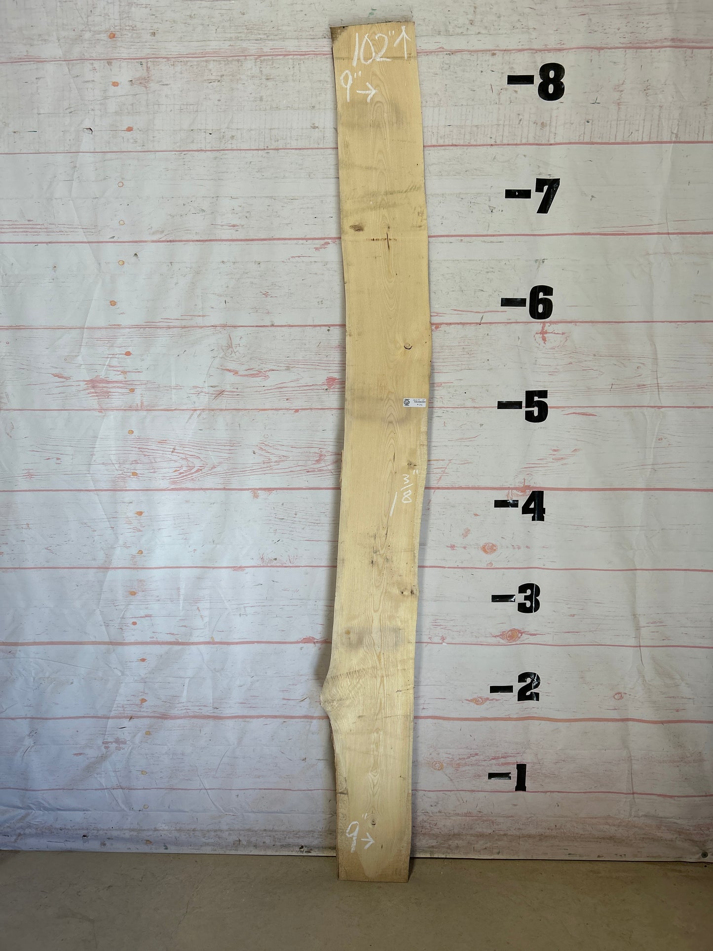 Live Edge Hackberry Sku#26577C-10