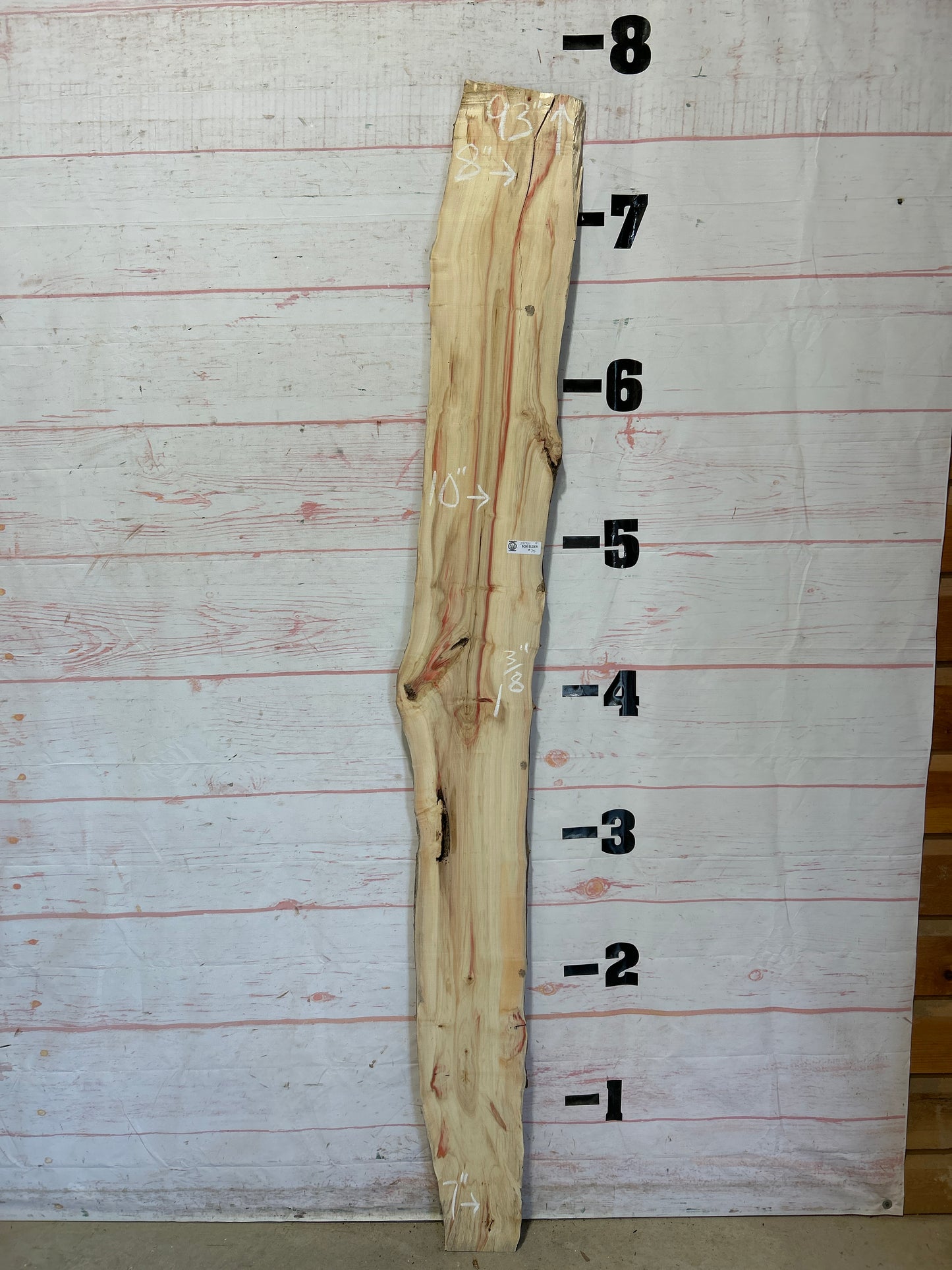 Live Edge Box Elder Sku#25721D-9