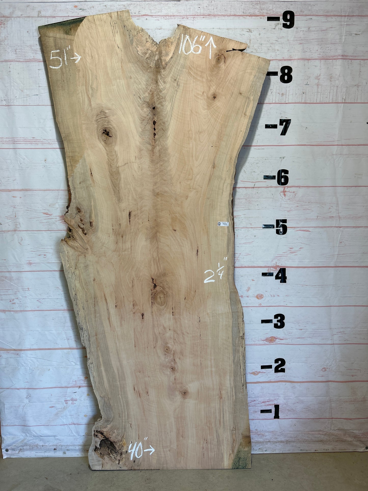 Live Edge Maple Sku#25537-76
