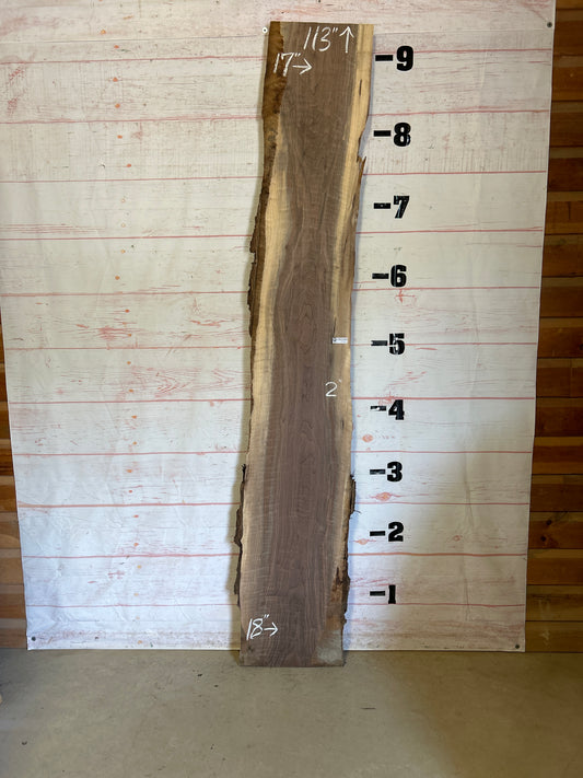 Live Edge Curly Walnut Sku# 23686-28