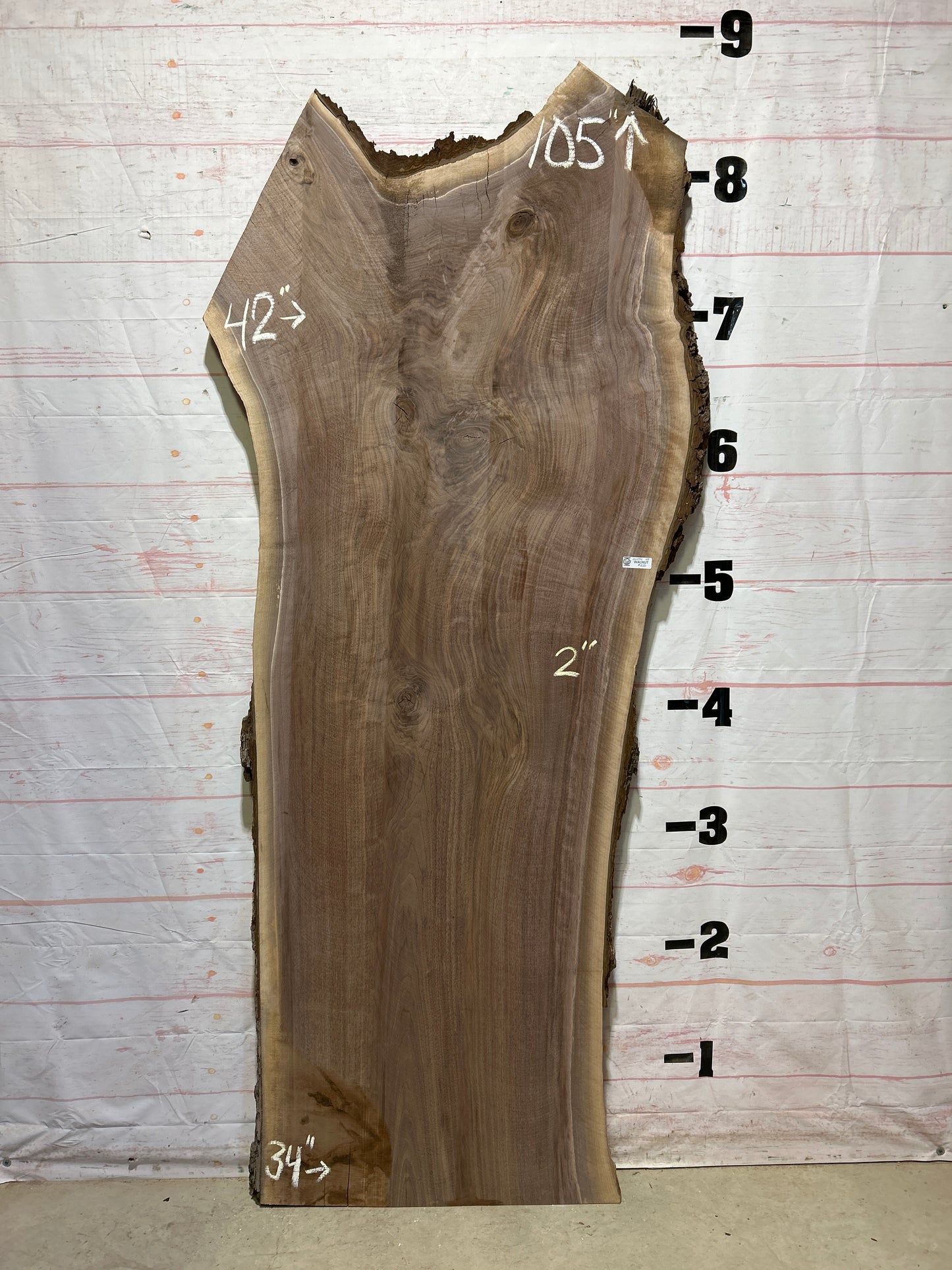 Live Edge Walnut Sku#26494-48