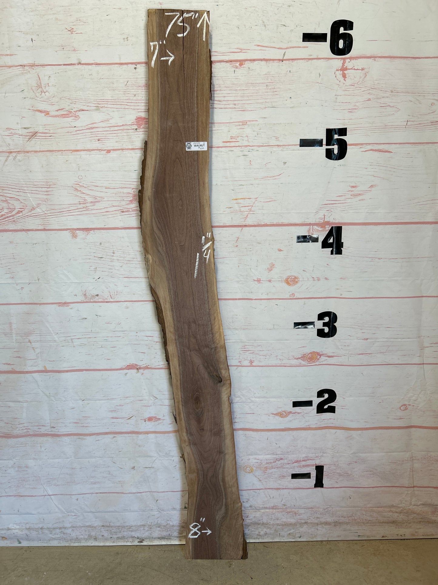 Live Edge Walnut Sku#25425M-5