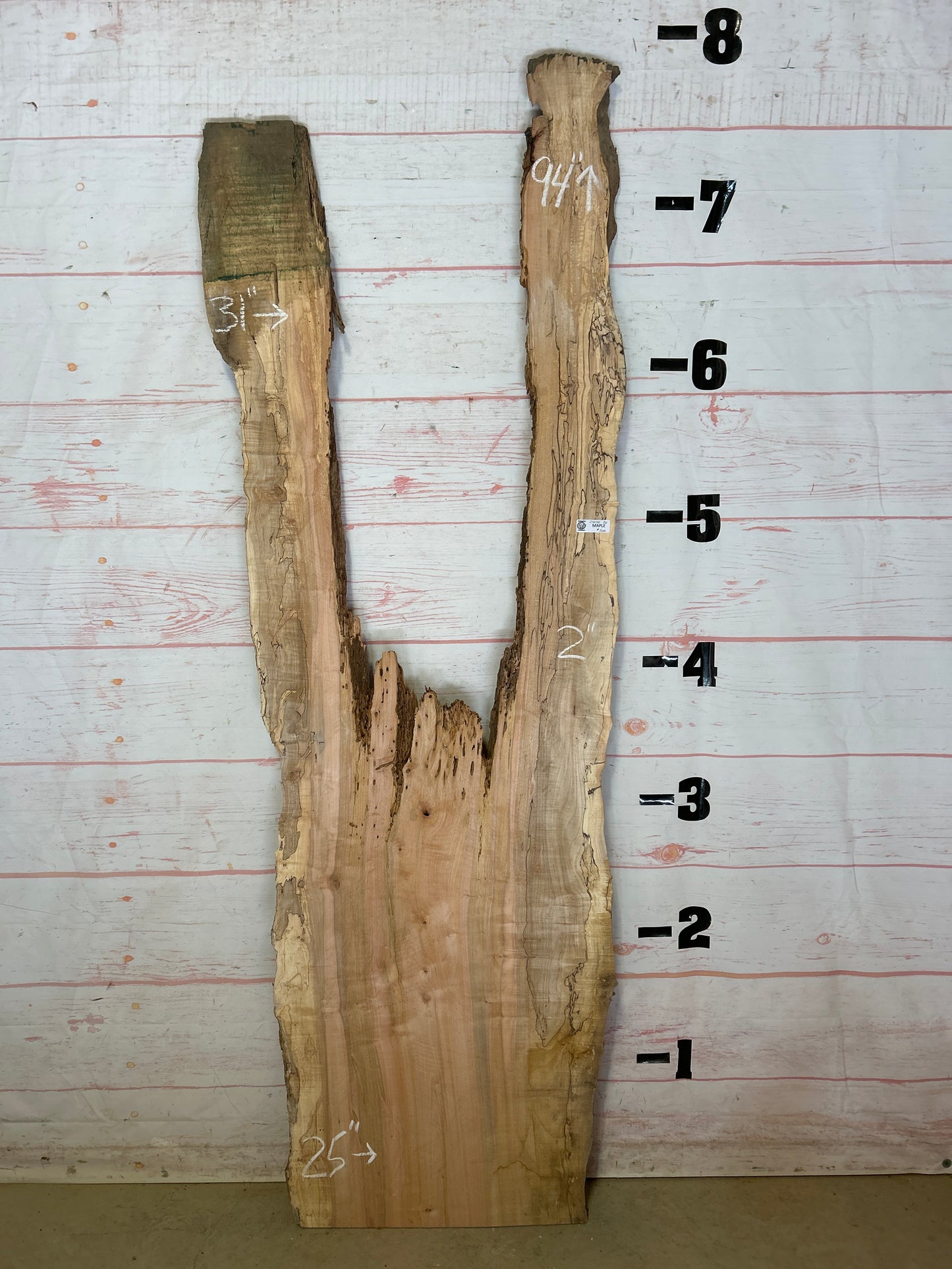 Live Edge Maple Sku#25034B-26