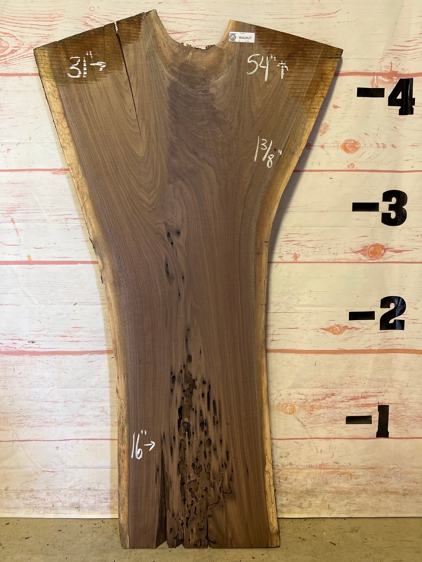 Live Edge Walnut - Sku# 20191M-11