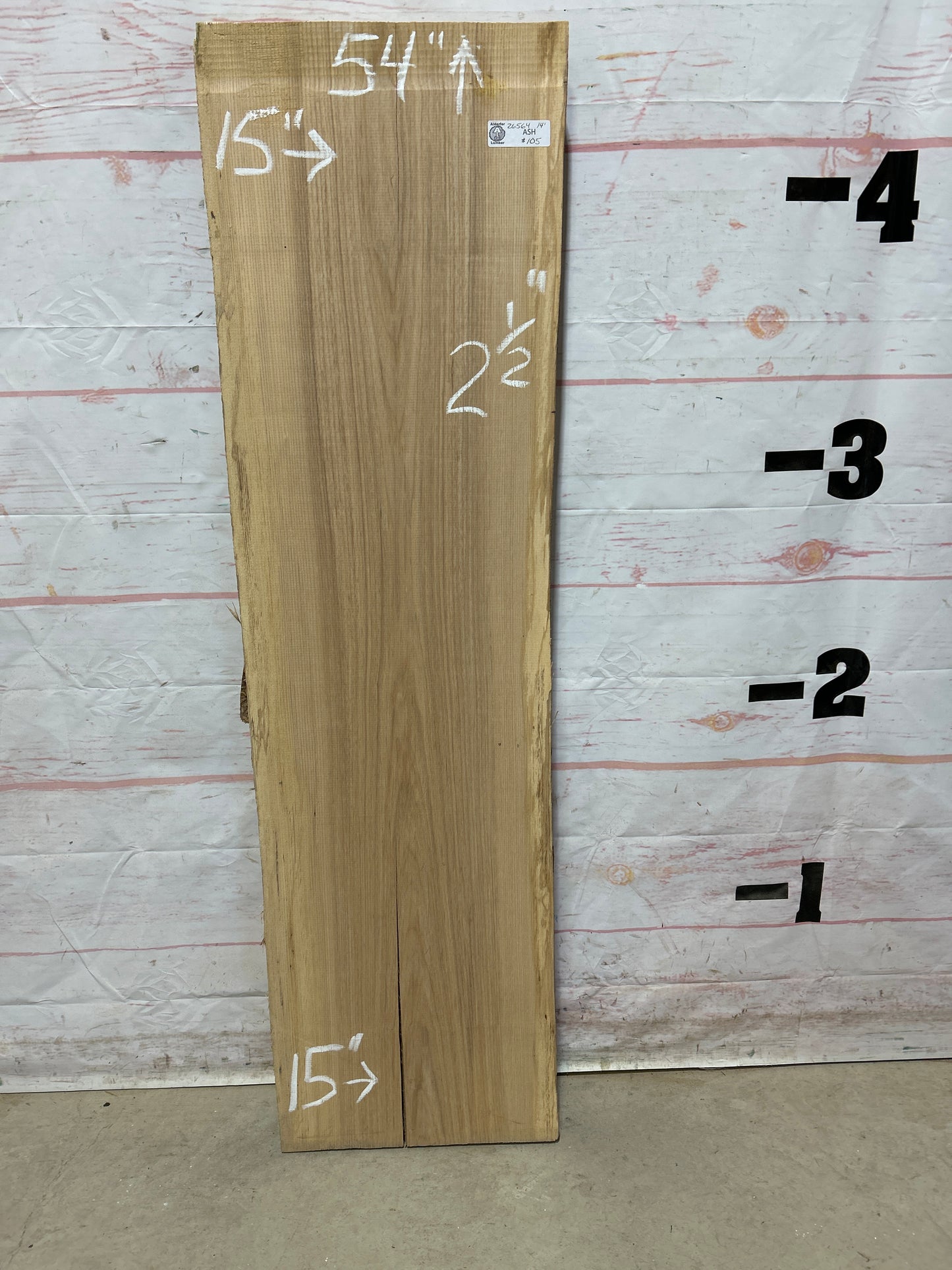 Live Edge Ash Sku#26564M-14