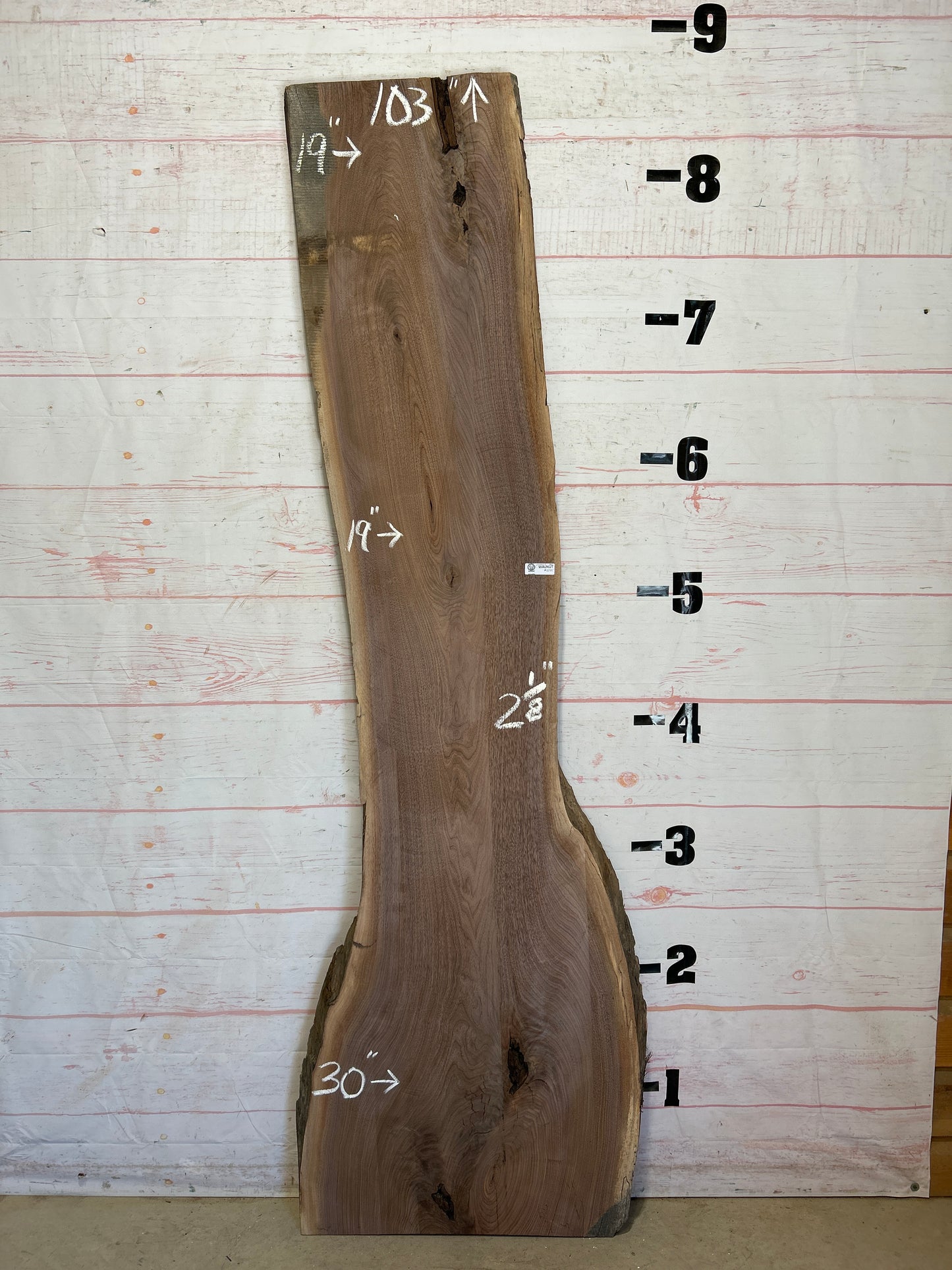 Live Edge Walnut Sku#25864-36