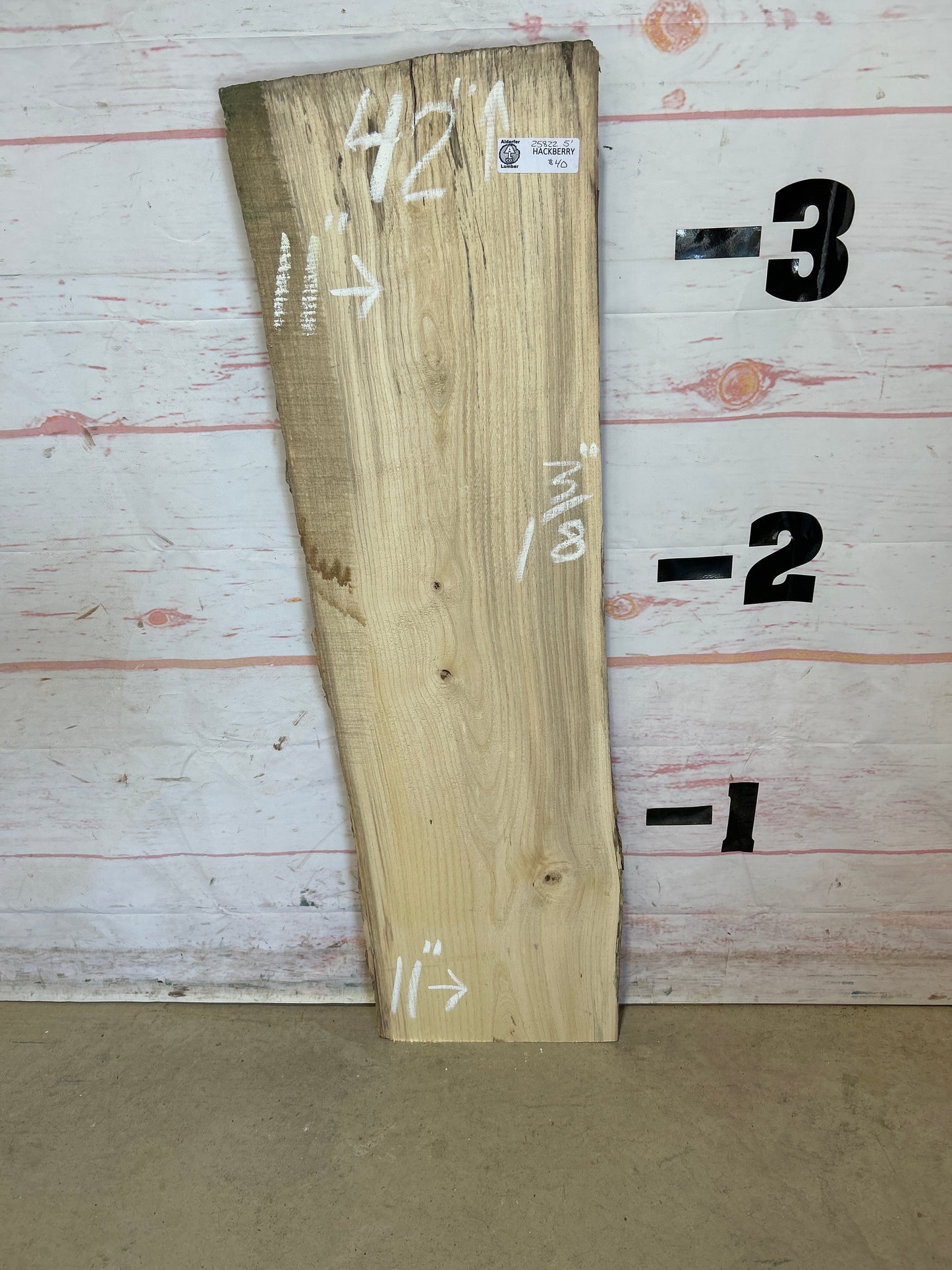 Live Edge Hackberry Sku25822M-5
