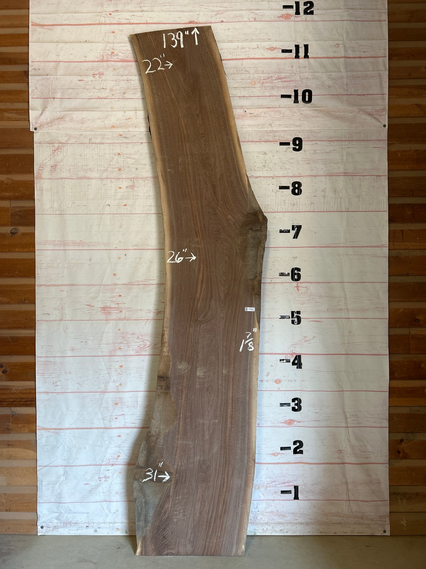 Live Edge Walnut Sku#24895-52