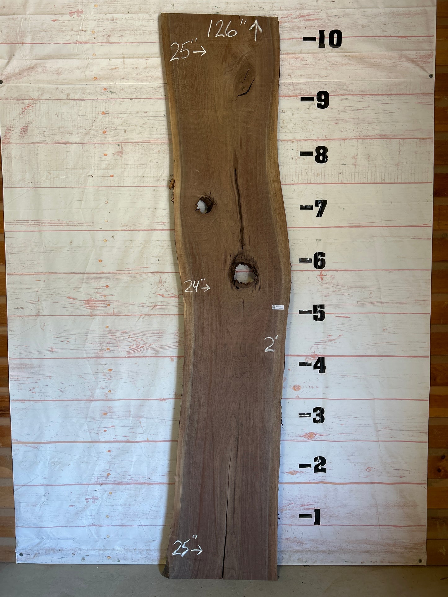 Live Edge Walnut Sku#24856-44