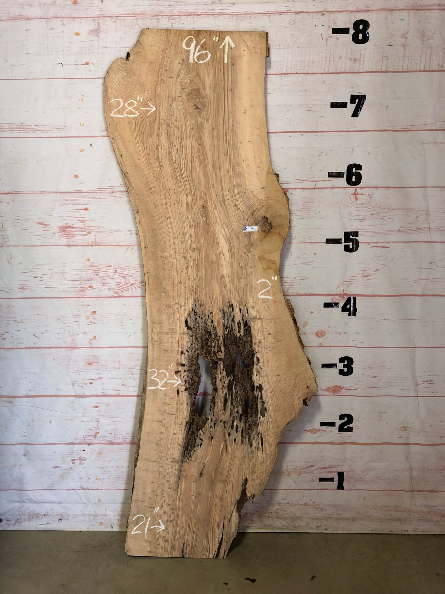 Live Edge Ash Sku#23540S-35