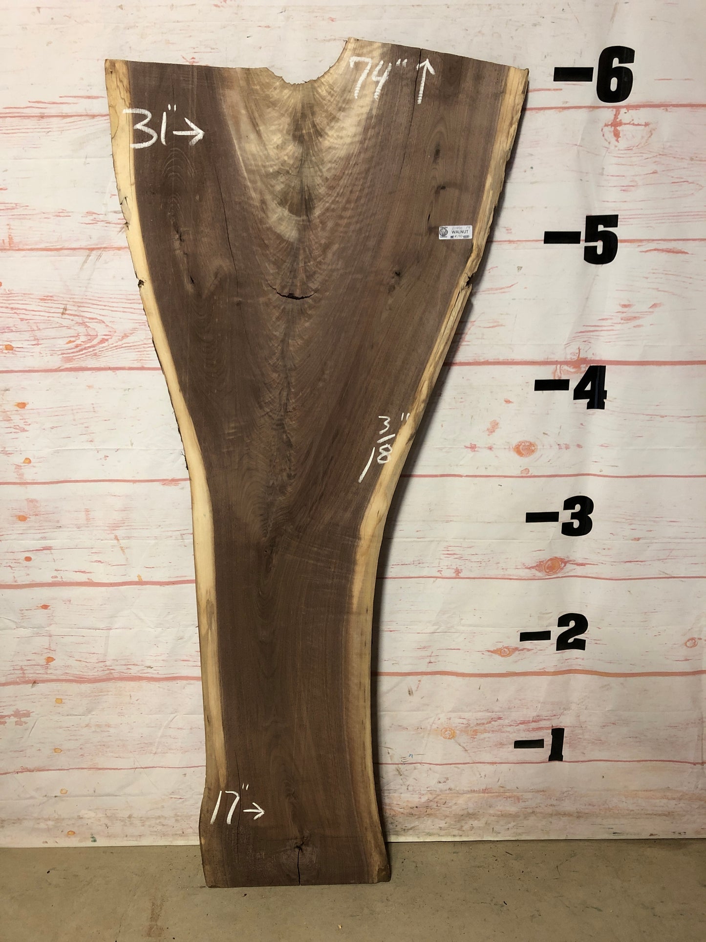 Live Edge Walnut - Sku# 21990G-19