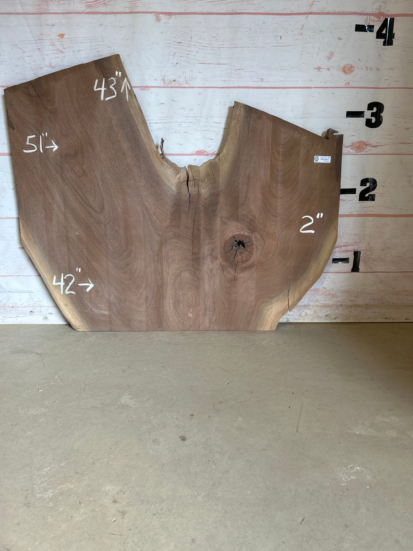 Live Edge Walnut Sku#24894-28