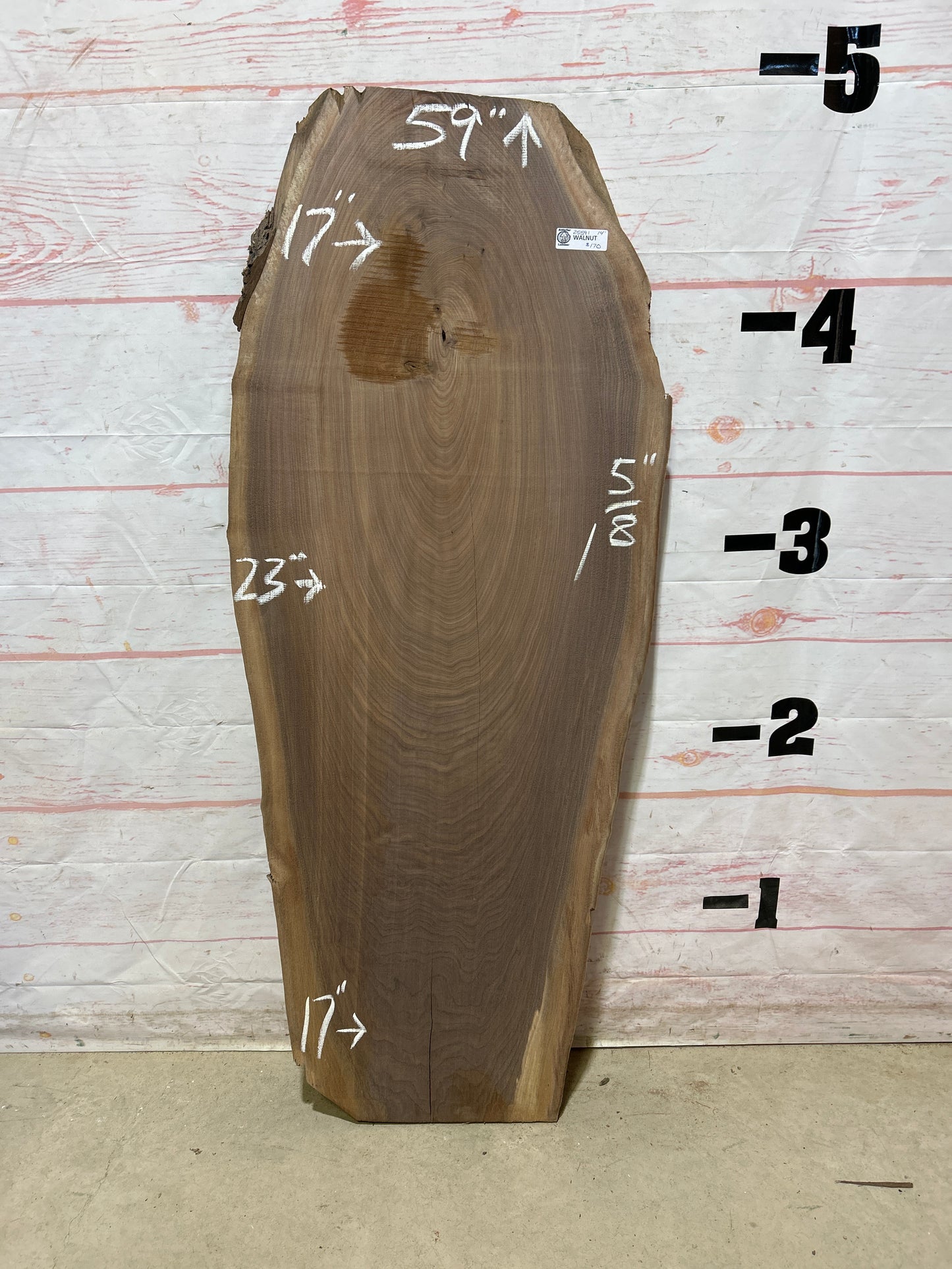 Live Edge Walnut Sku#25591M-14