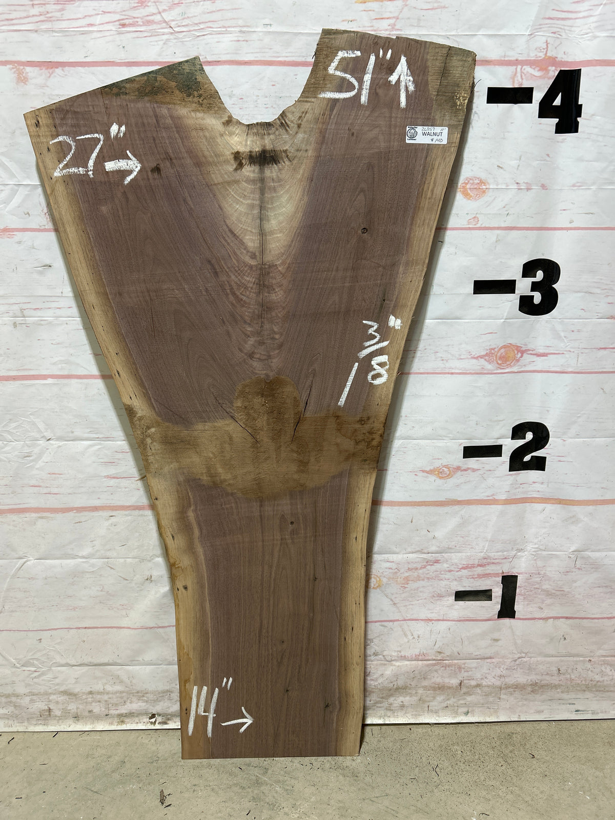 Live Edge Walnut Sku#26857M-11