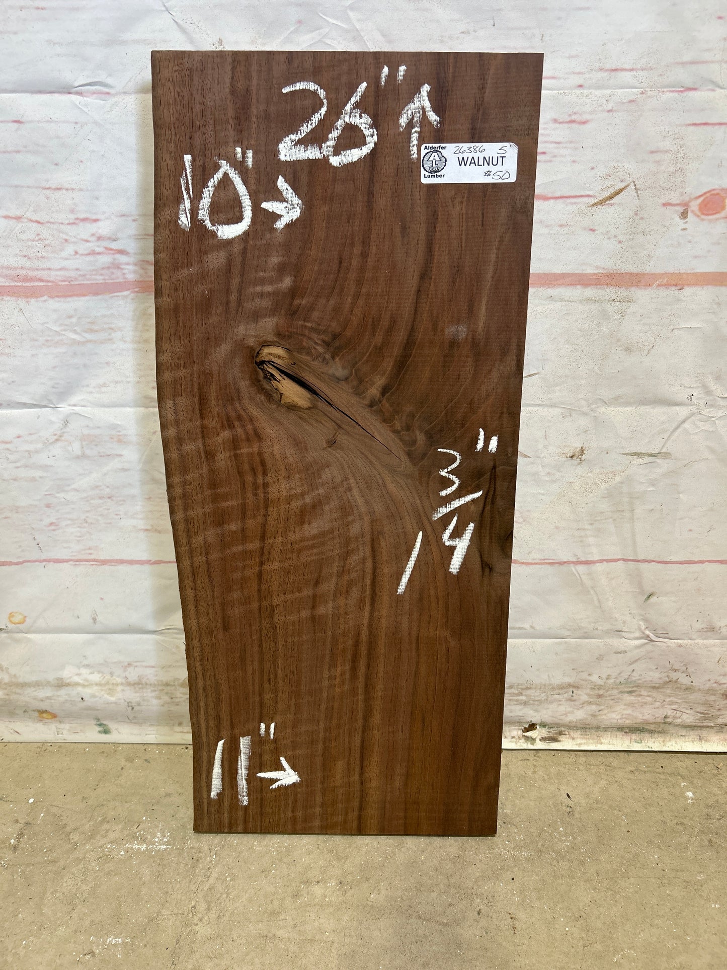 Live Edge Walnut Sku#26386M-5