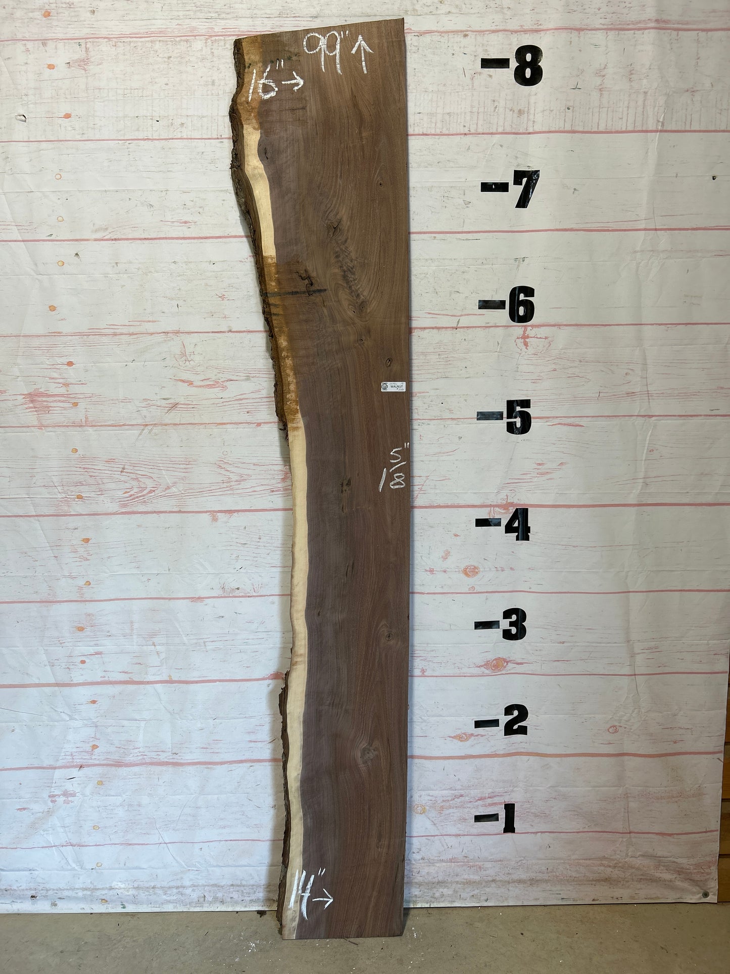 Live Edge Walnut Sku#25986A-18