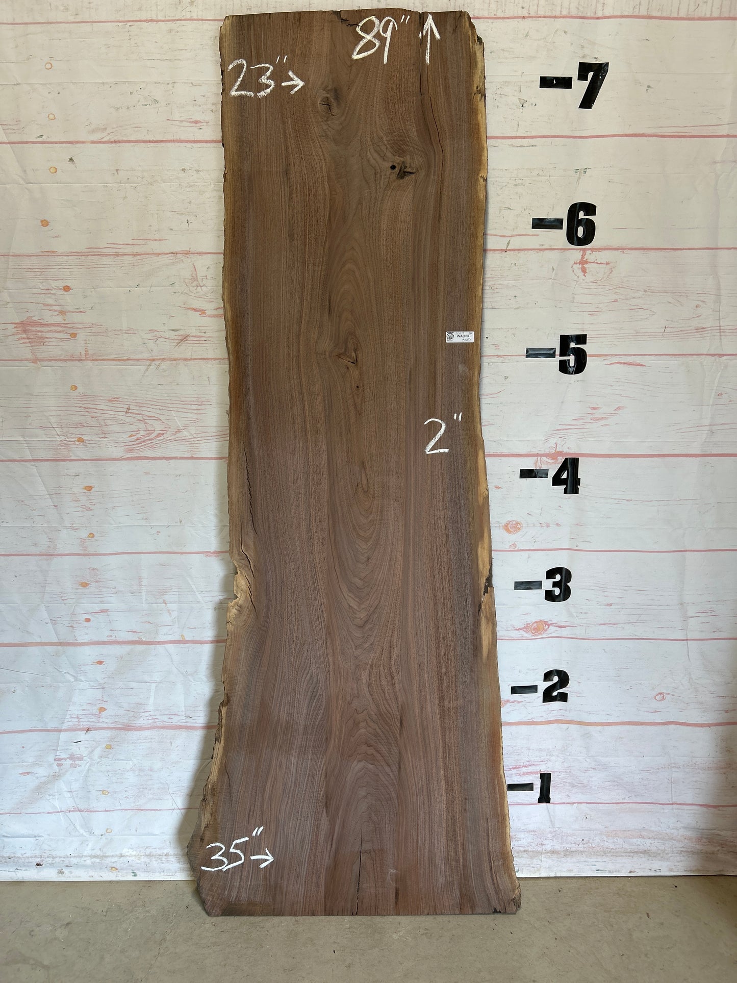 Live Edge Walnut Sku#26519C-36