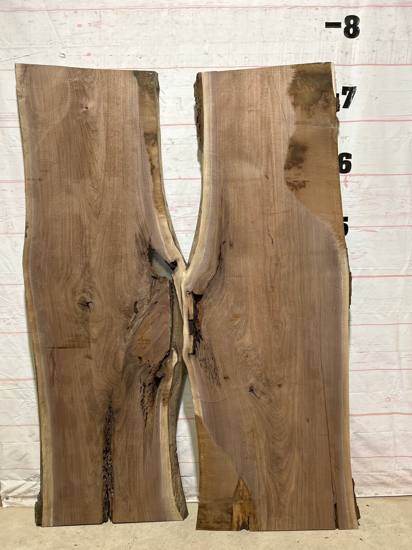 Live Edge Walnut Set Sku#27113K-66