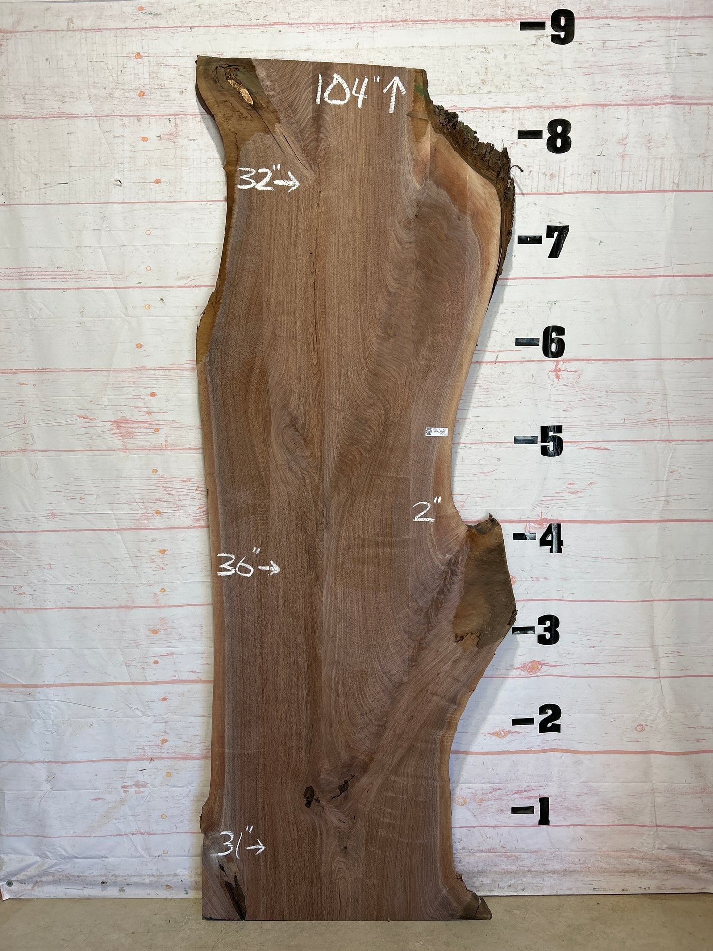 Live Edge Walnut Sku#26077J-49