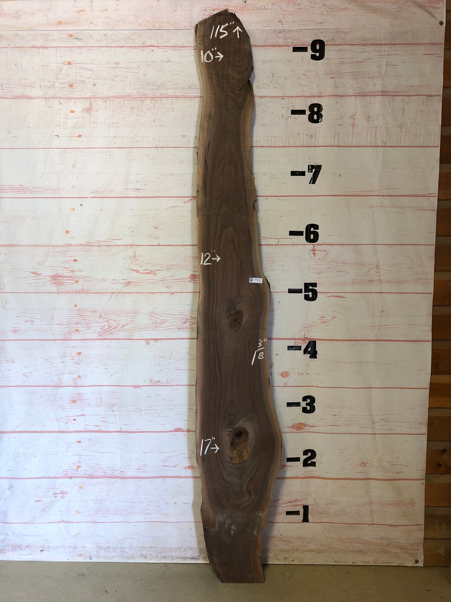 Live Edge Walnut Sku#22754M-17