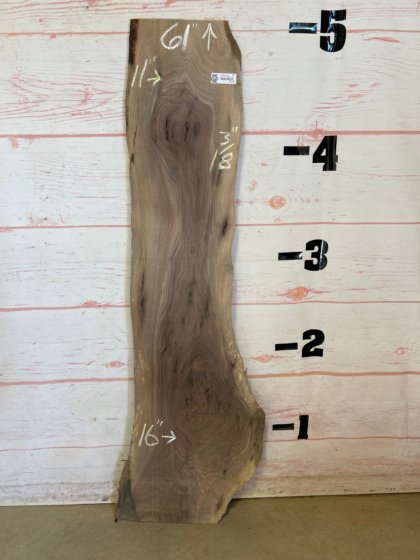 Live Edge Walnut Sku#25123M-9