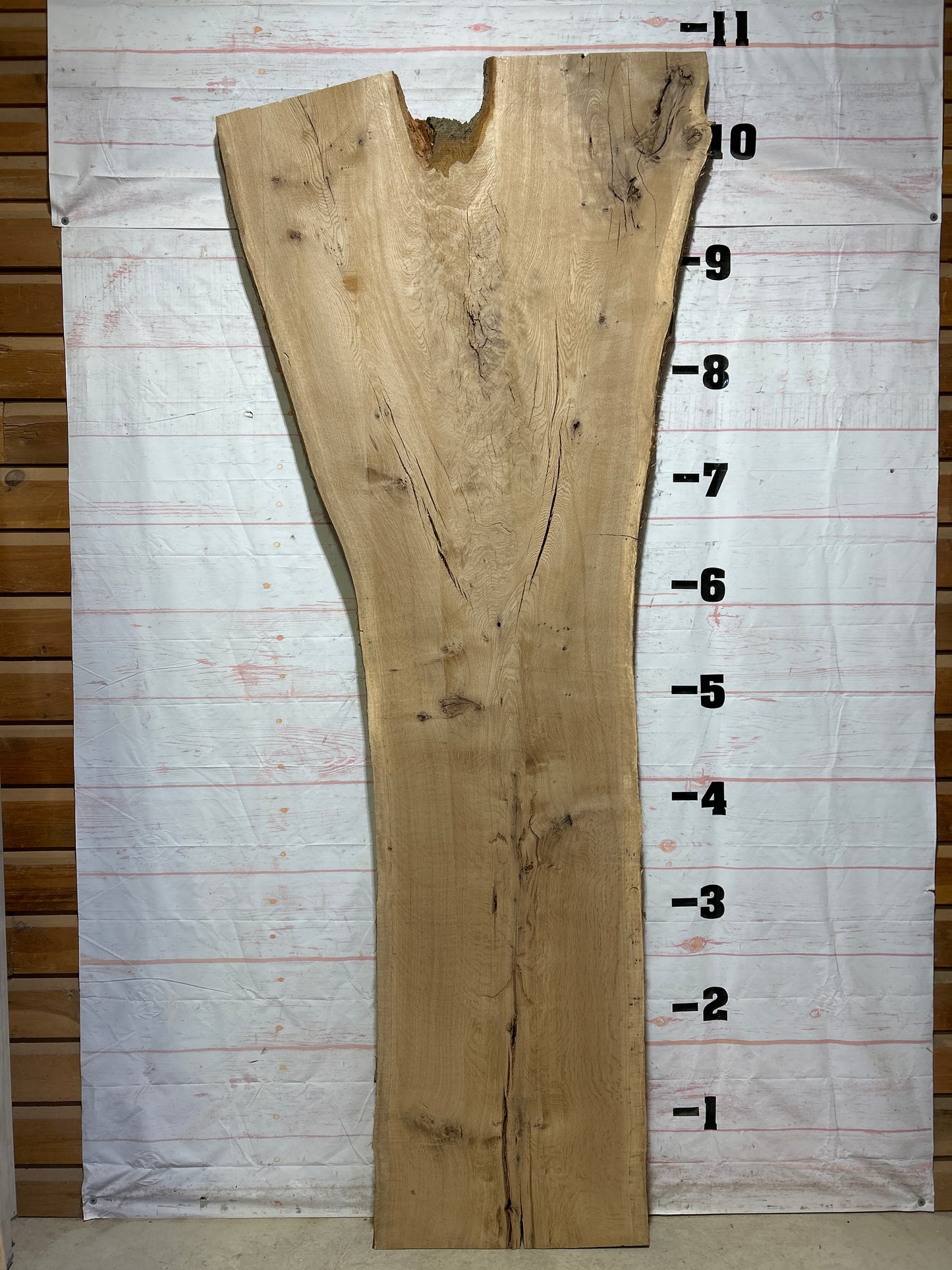 Live Edge White Oak Sku#26525-64