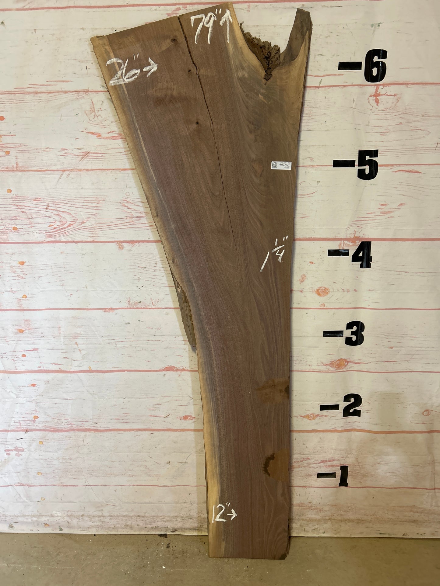 Live Edge Walnut Sku#24609G-13