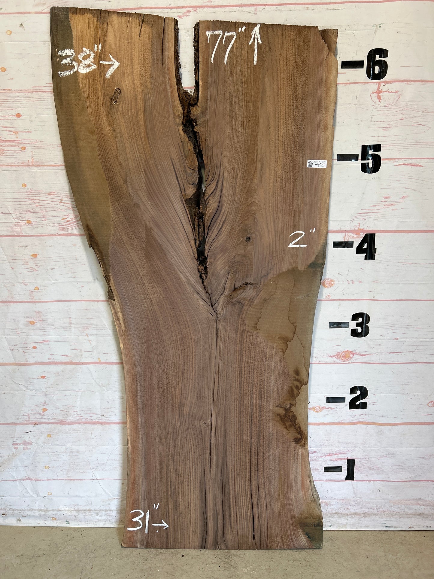 Live Edge Walnut Sku#26147-37