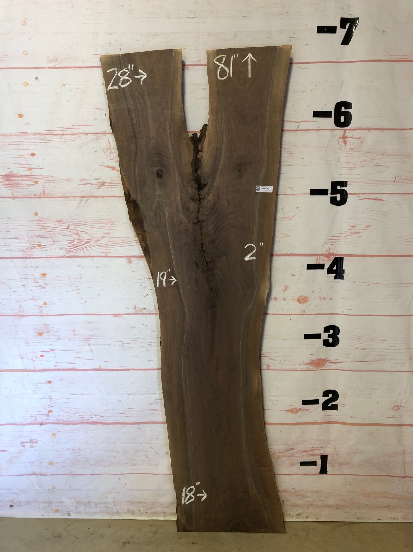 Live Edge Walnut Sku# 22553SP1-26