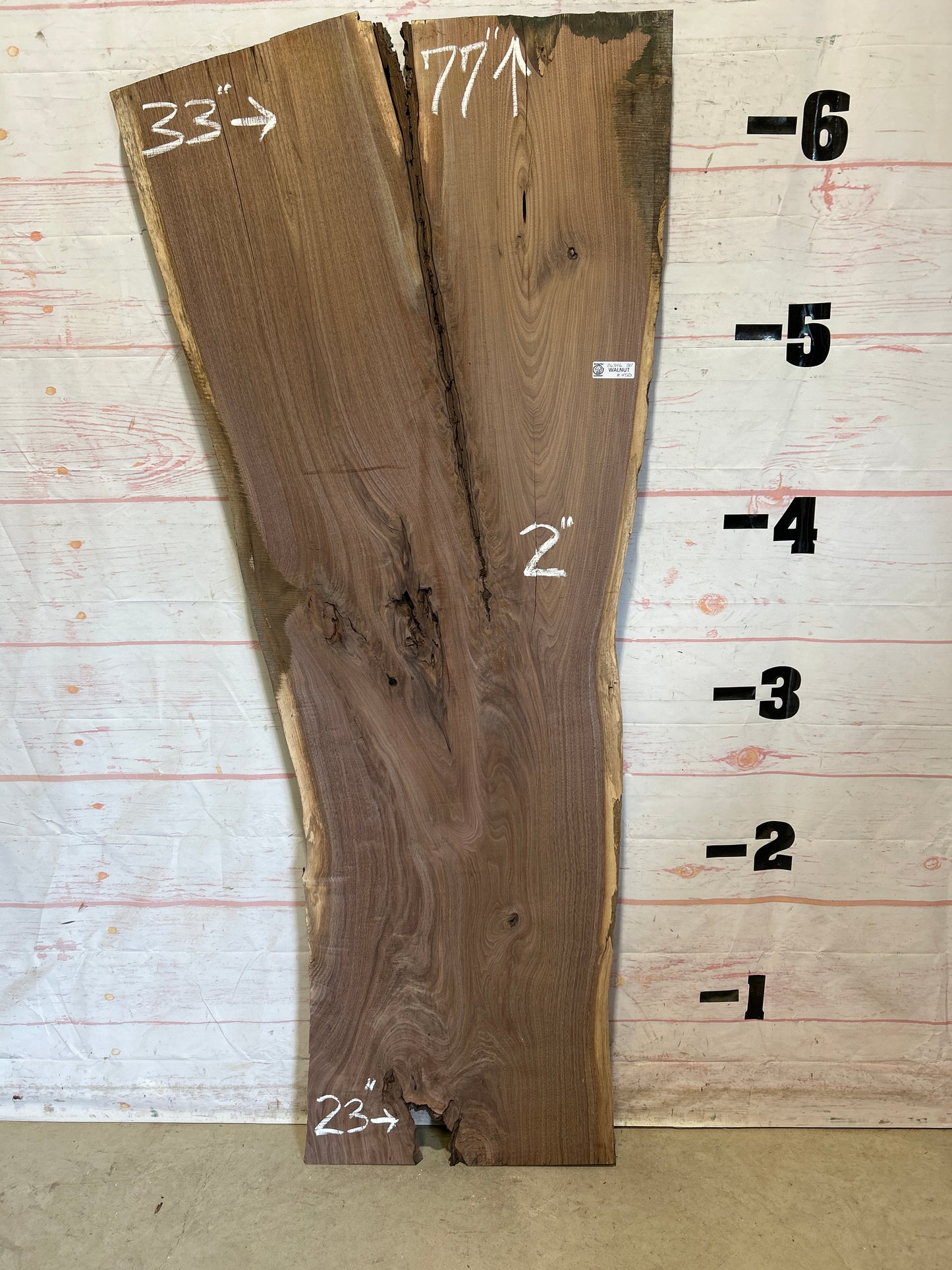 Live Edge Walnut Sku#26346F-30
