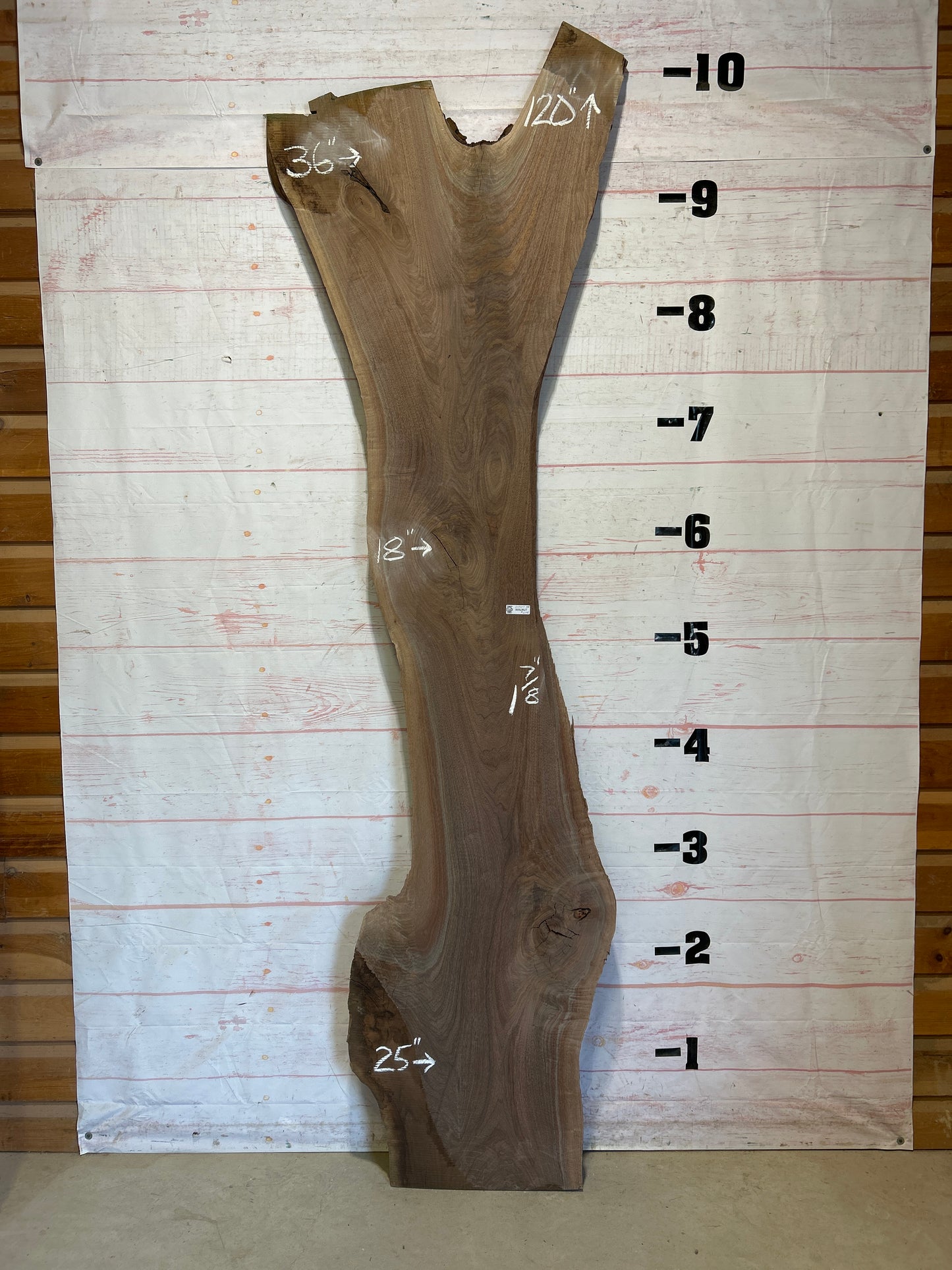 Live Edge Walnut Sku#24907K-45