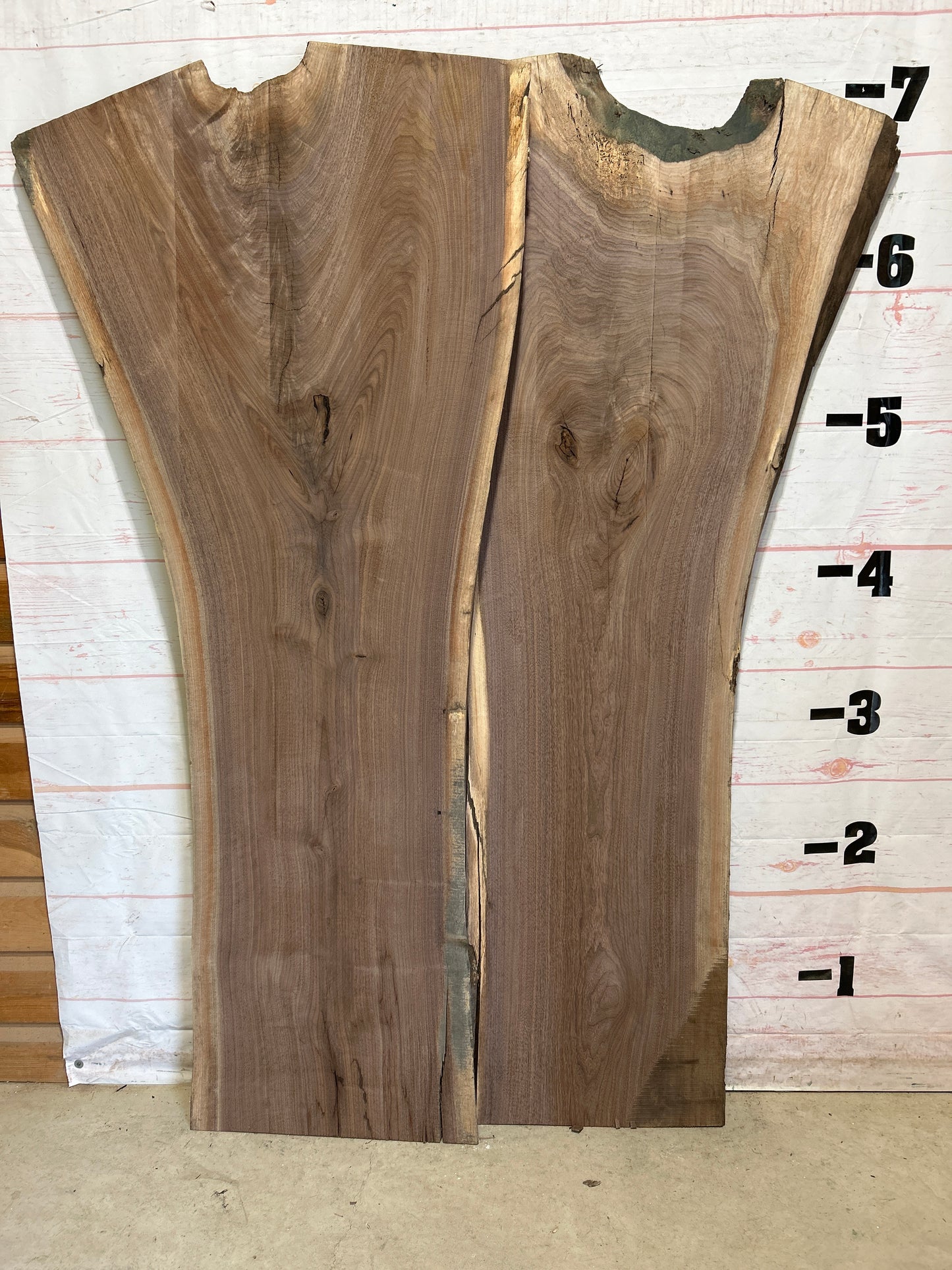 Live Edge Walnut Set Sku#25970K-70