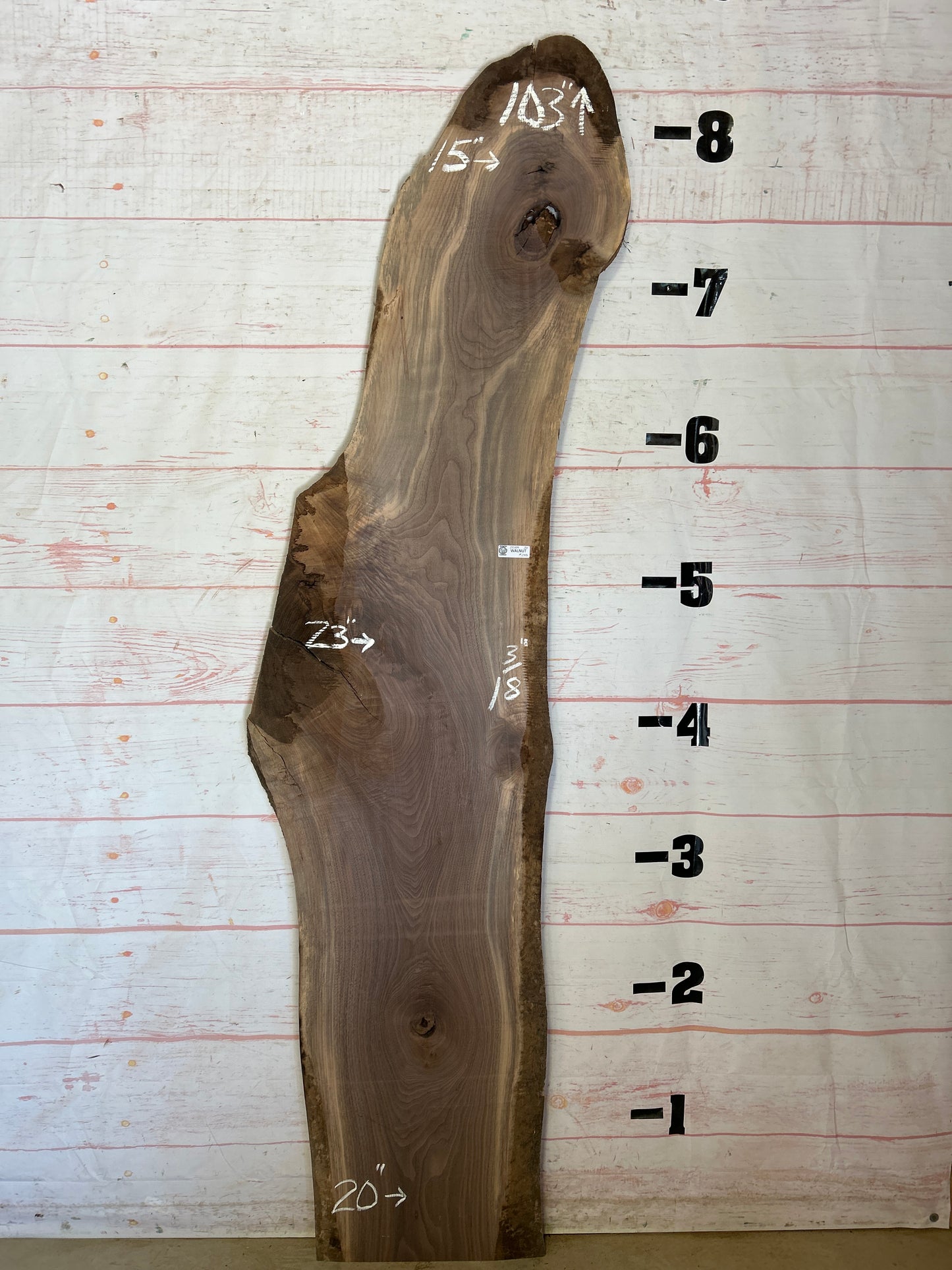 Live Edge Walnut Sku#25109M-20