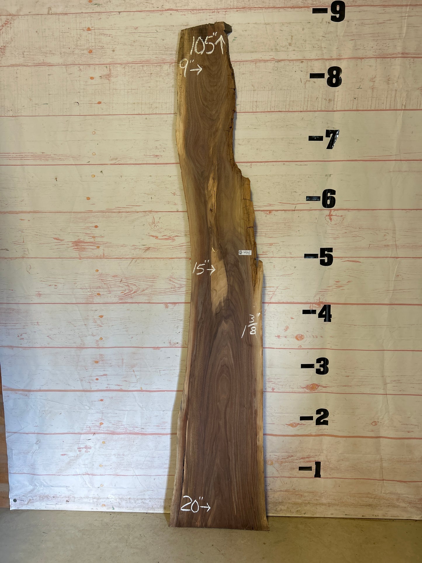 Live Edge Walnut Sku#23964C-16