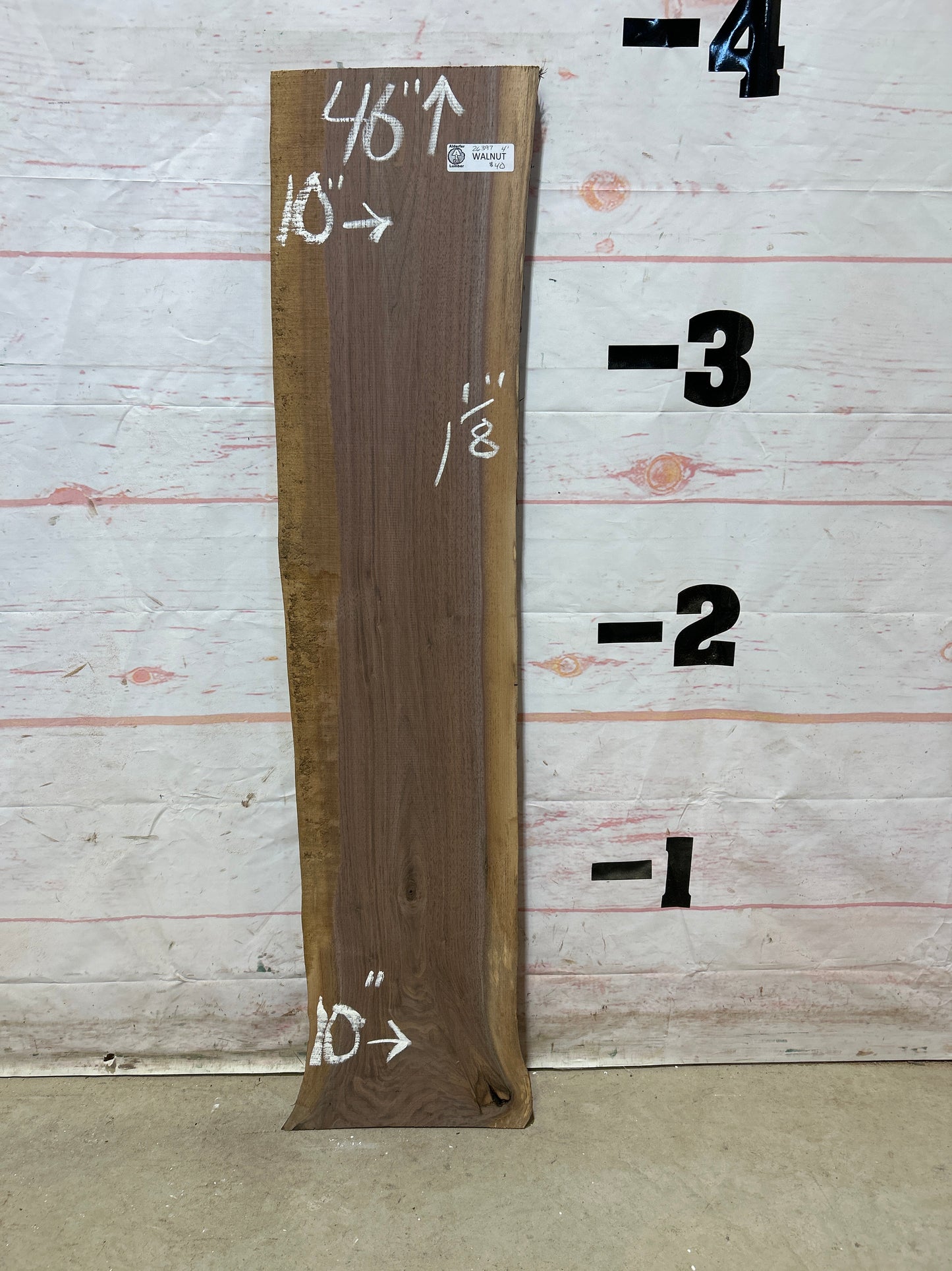 Live Edge Walnut Sku#26397M-4