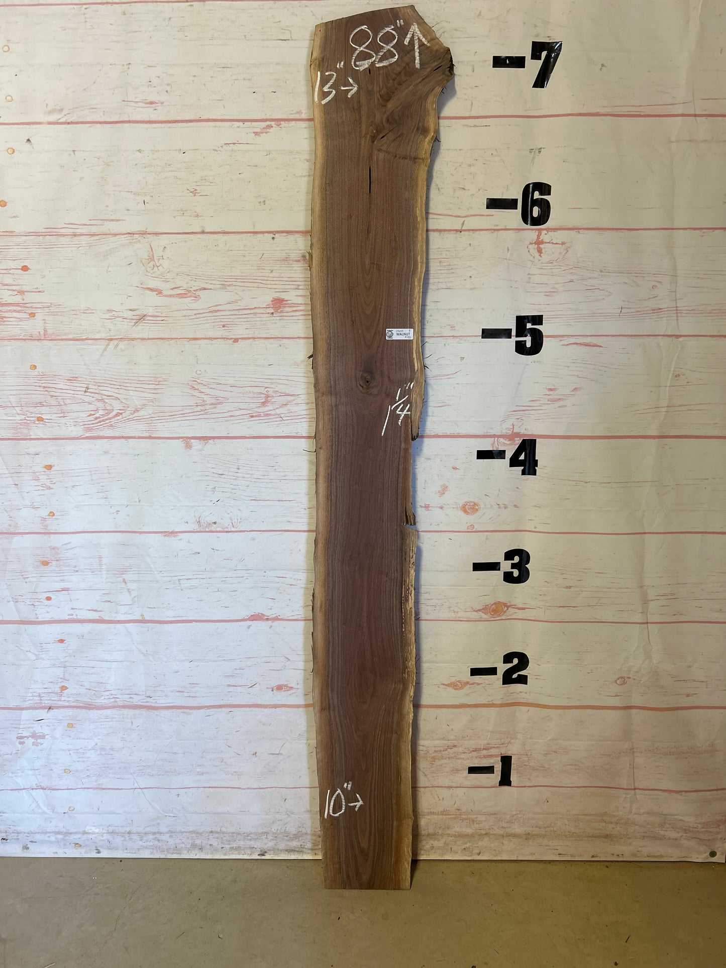 Live Edge Walnut Sku#25089C-8