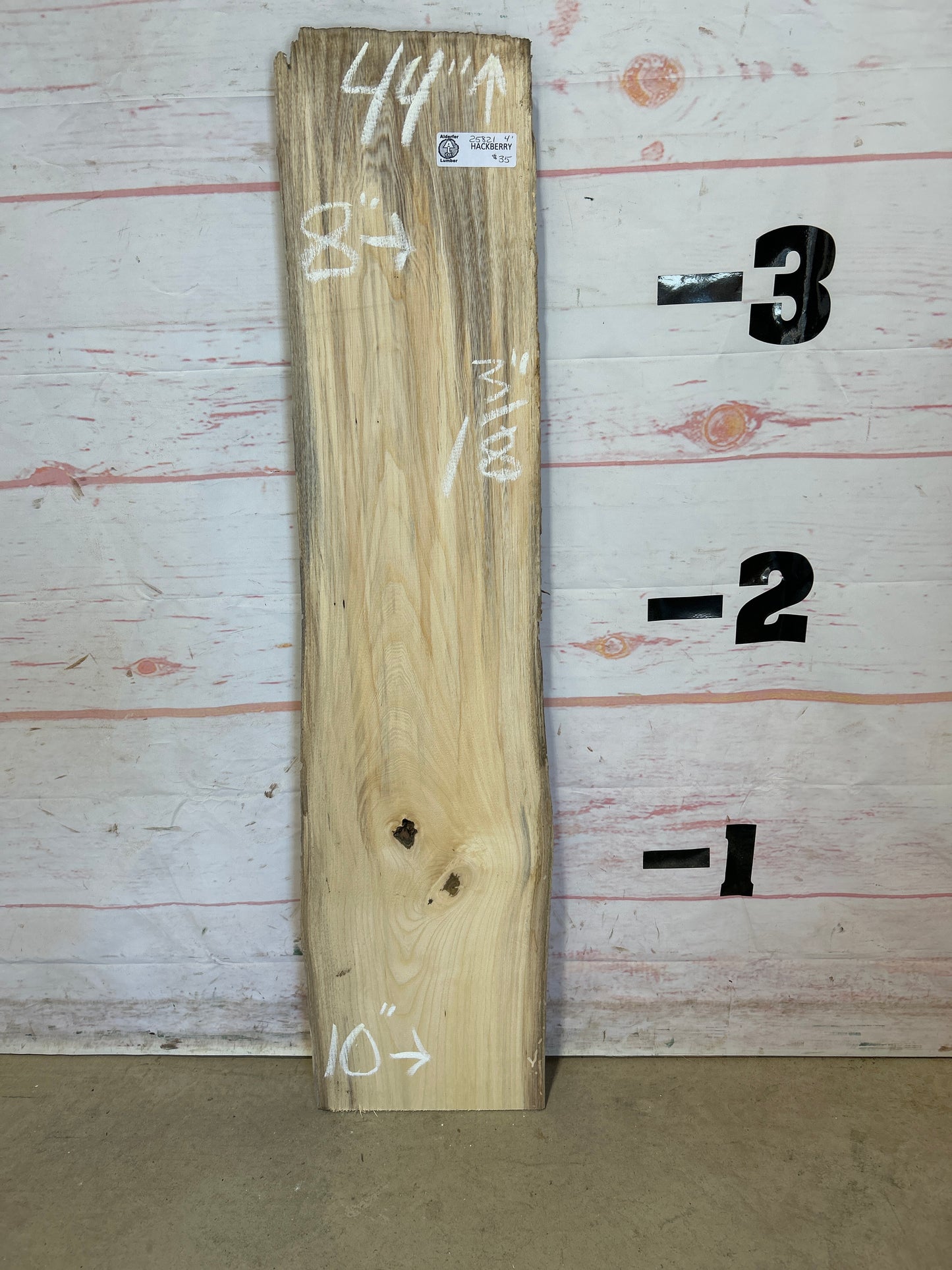 Live Edge Hackberry Sku#25821M-4