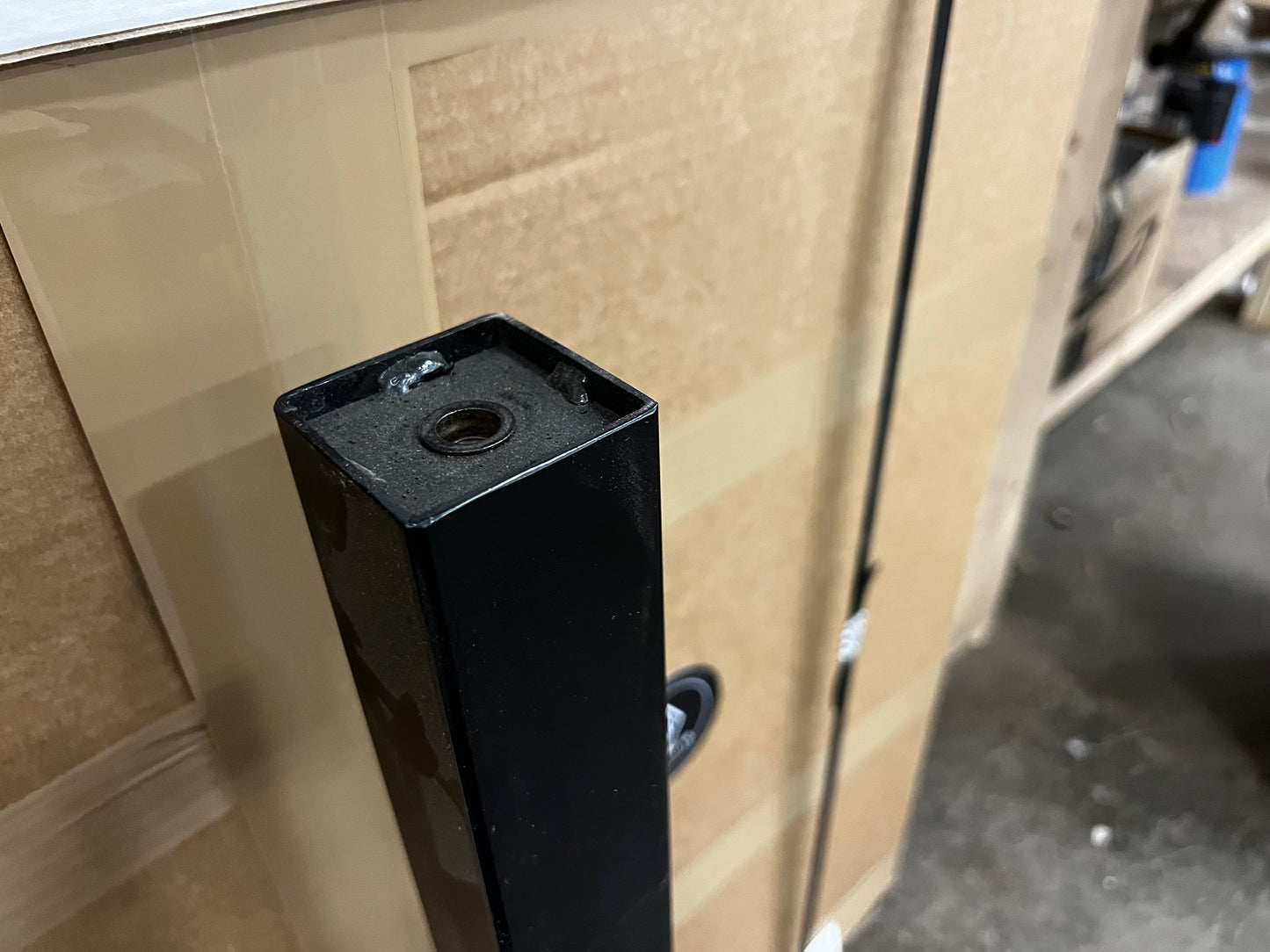 Powder Coated Steel Post Leg